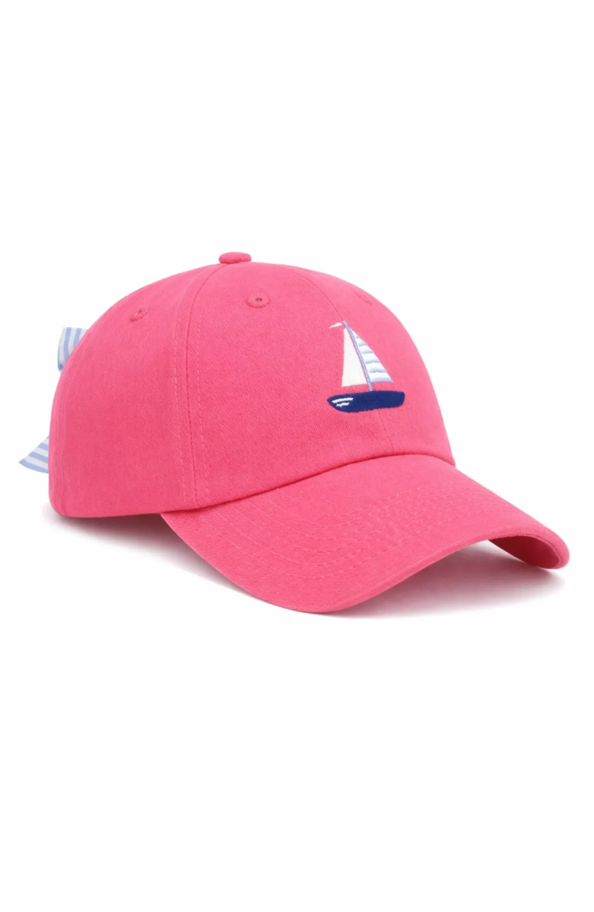 Sailboat Bow Baseball Hat by Bits & Bows