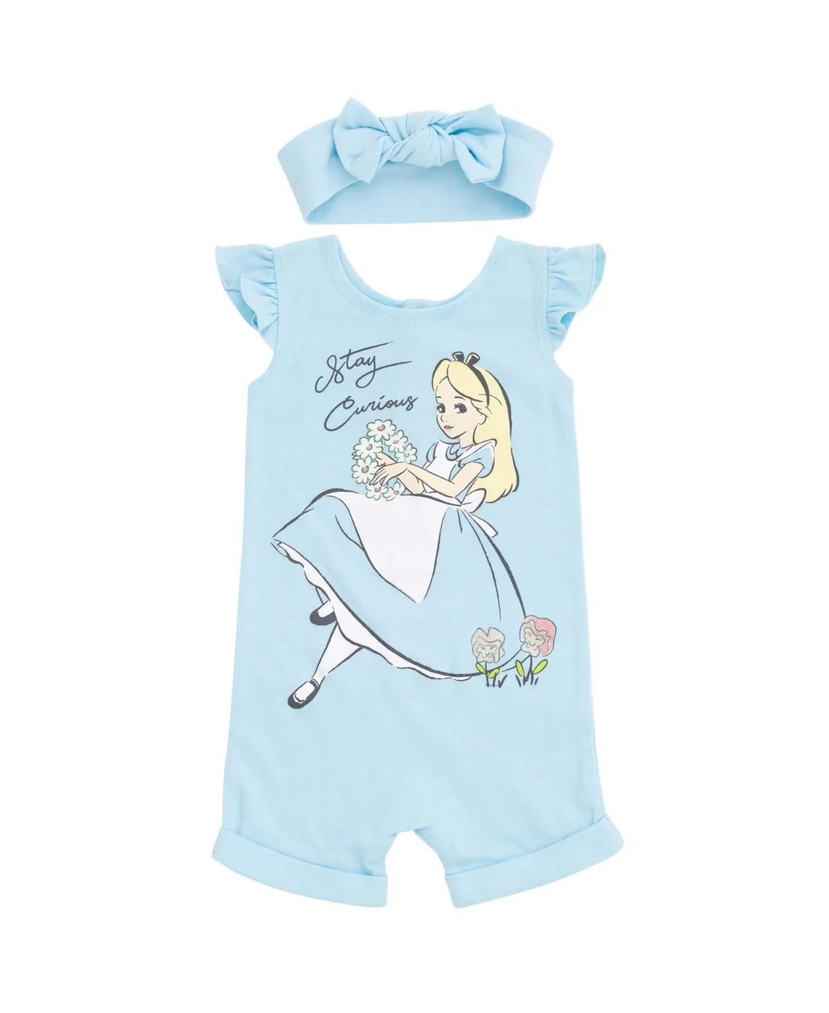 Minnie Mouse Snap Romper and Headband by Alice In Wonderland