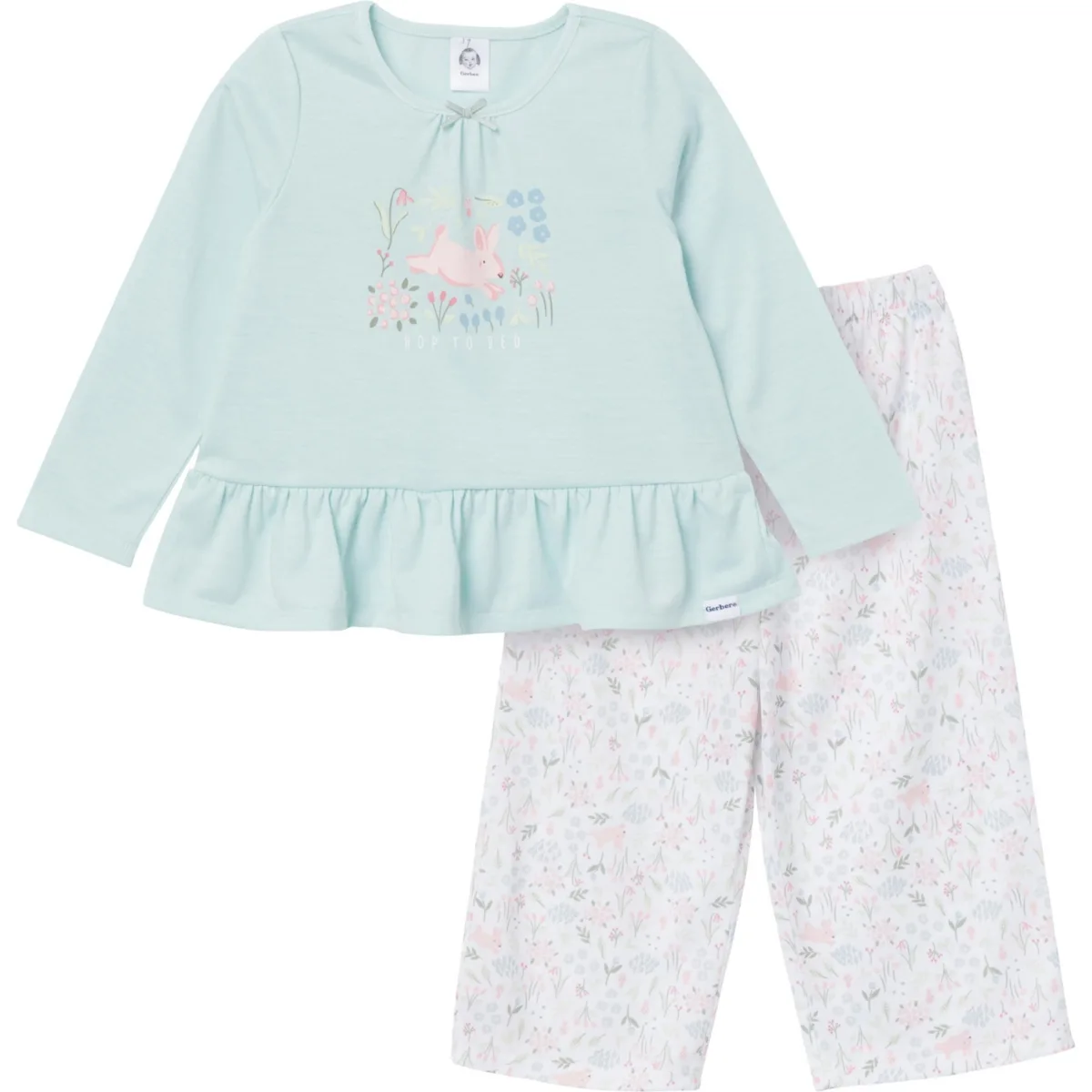 2-Piece Peplum Pajama Set by Gerber