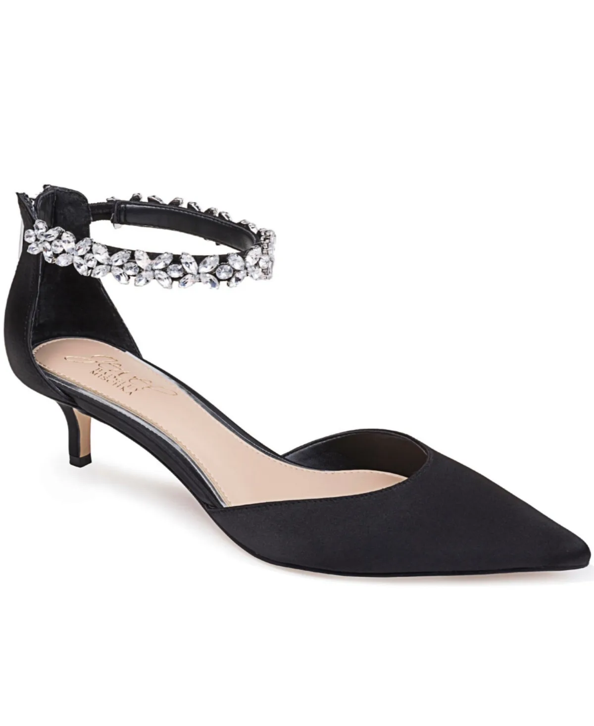 Robles Kitten Heel Evening Pumps