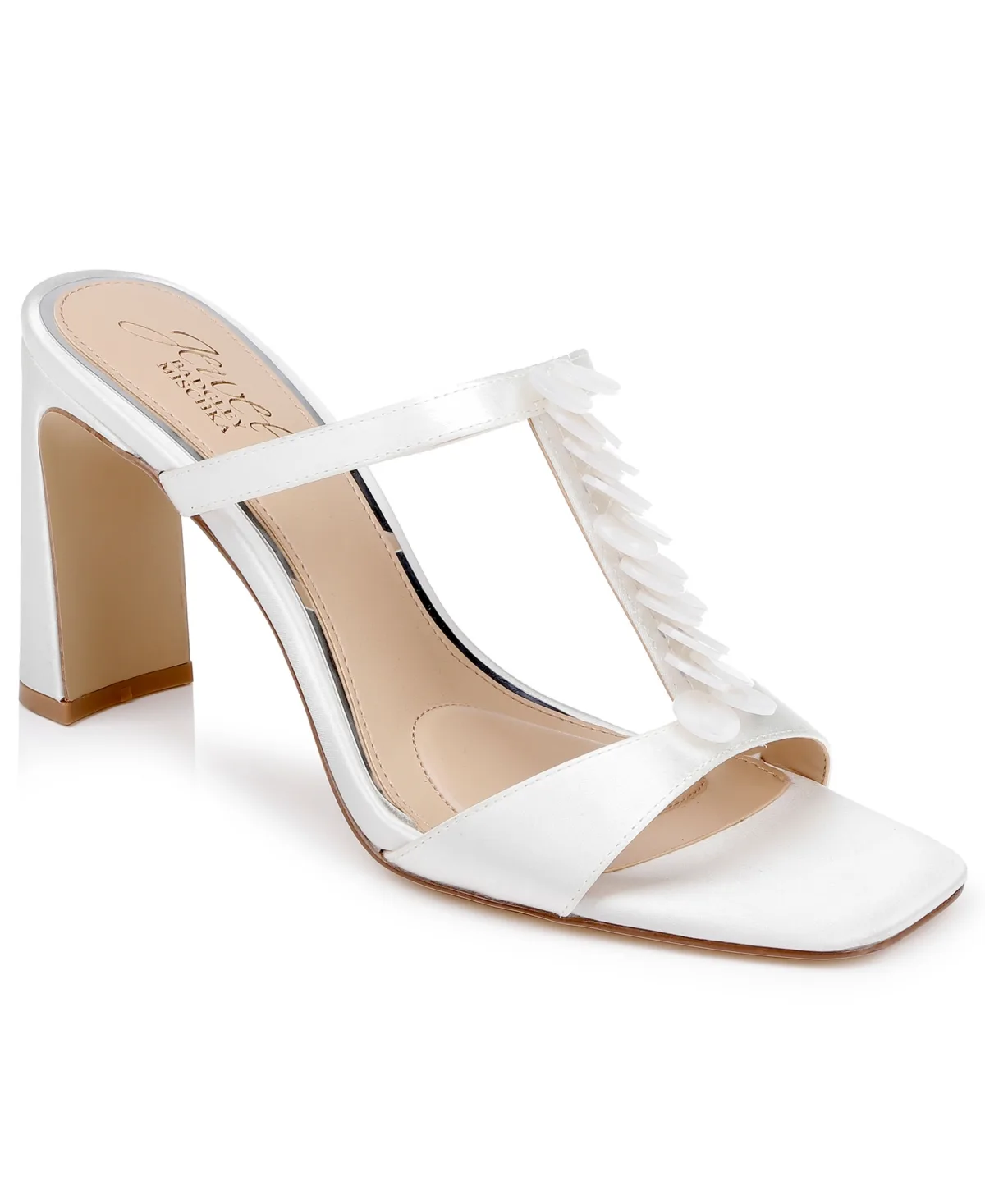 Pacifica Slip-On Dress Slide Sandals by Jewel Badgley Mischka