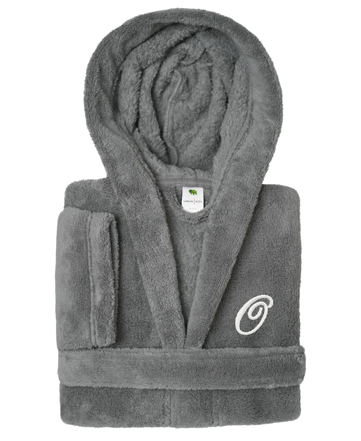 Personalized Super Plush Hooded Bathrobe by Linum Home