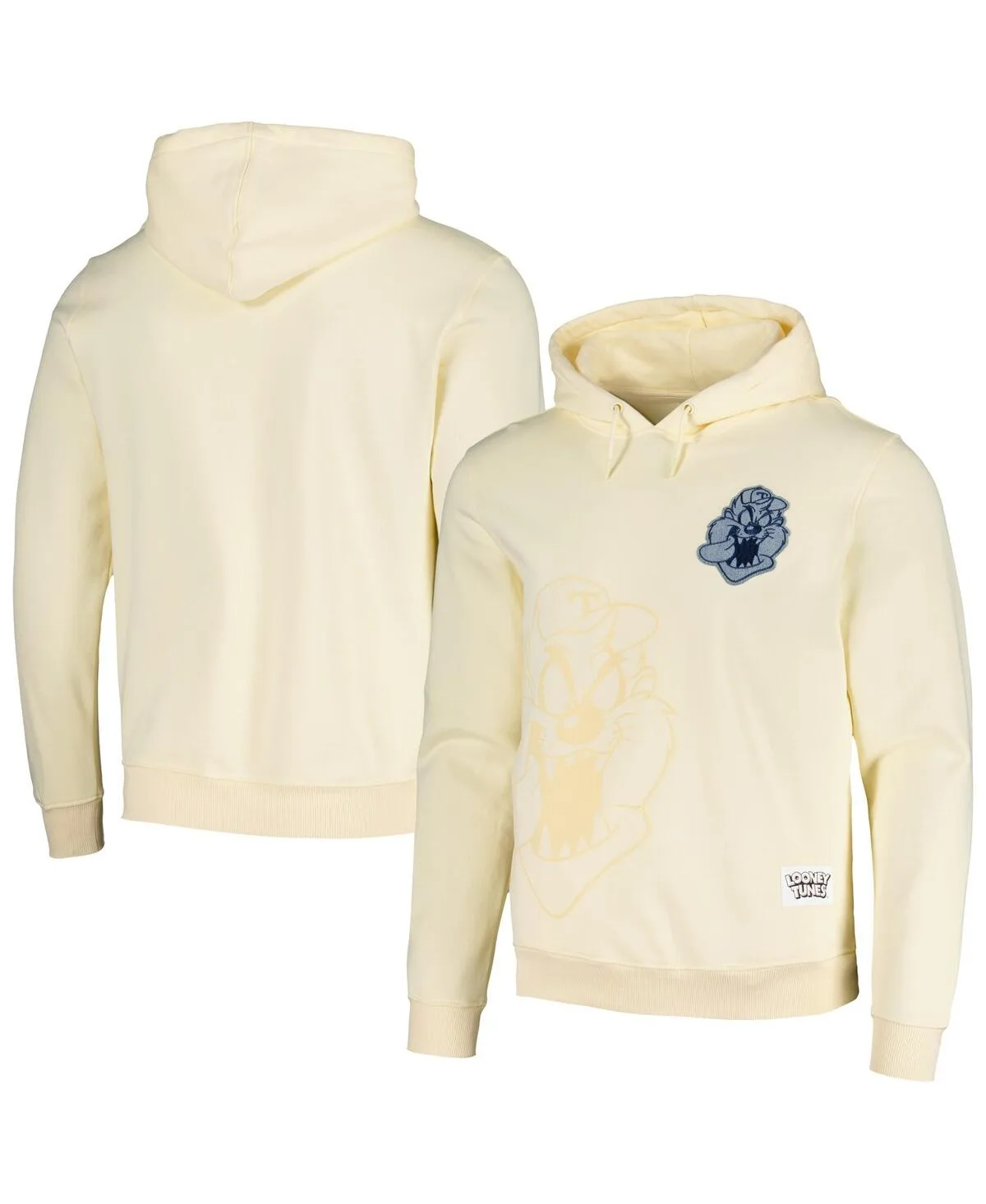 Looney Tunes Taz Denim Patch Pullover Hoodie by Freeze Max