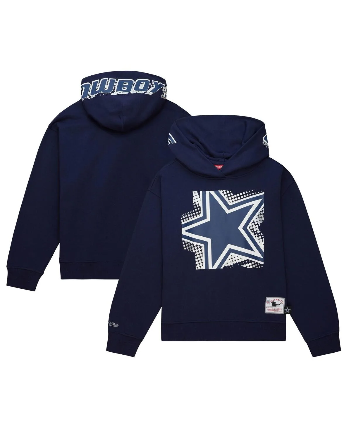 Mitchell & Ness Dallas Cowboys Gridiron Classics Big Face 7.0 Pullover Hoodie by Mitchell & Ness