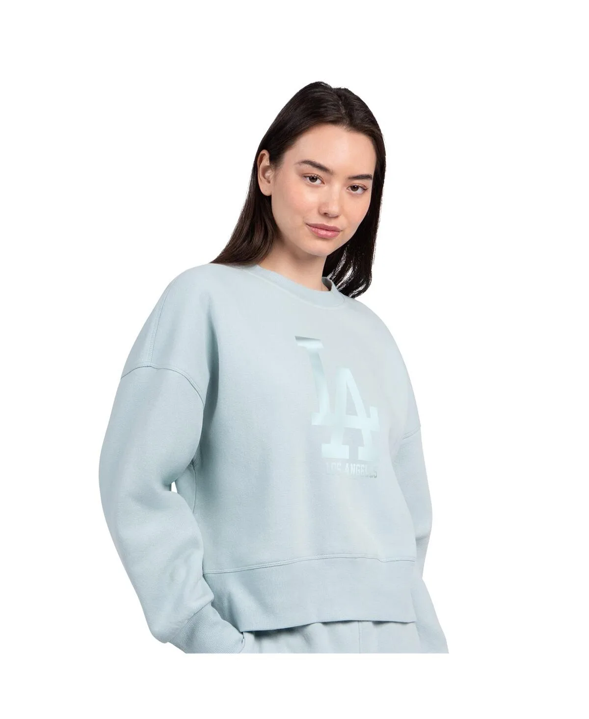 Los Angeles Dodgers Pastels Boxy Fleece Sweatshirt by Starter