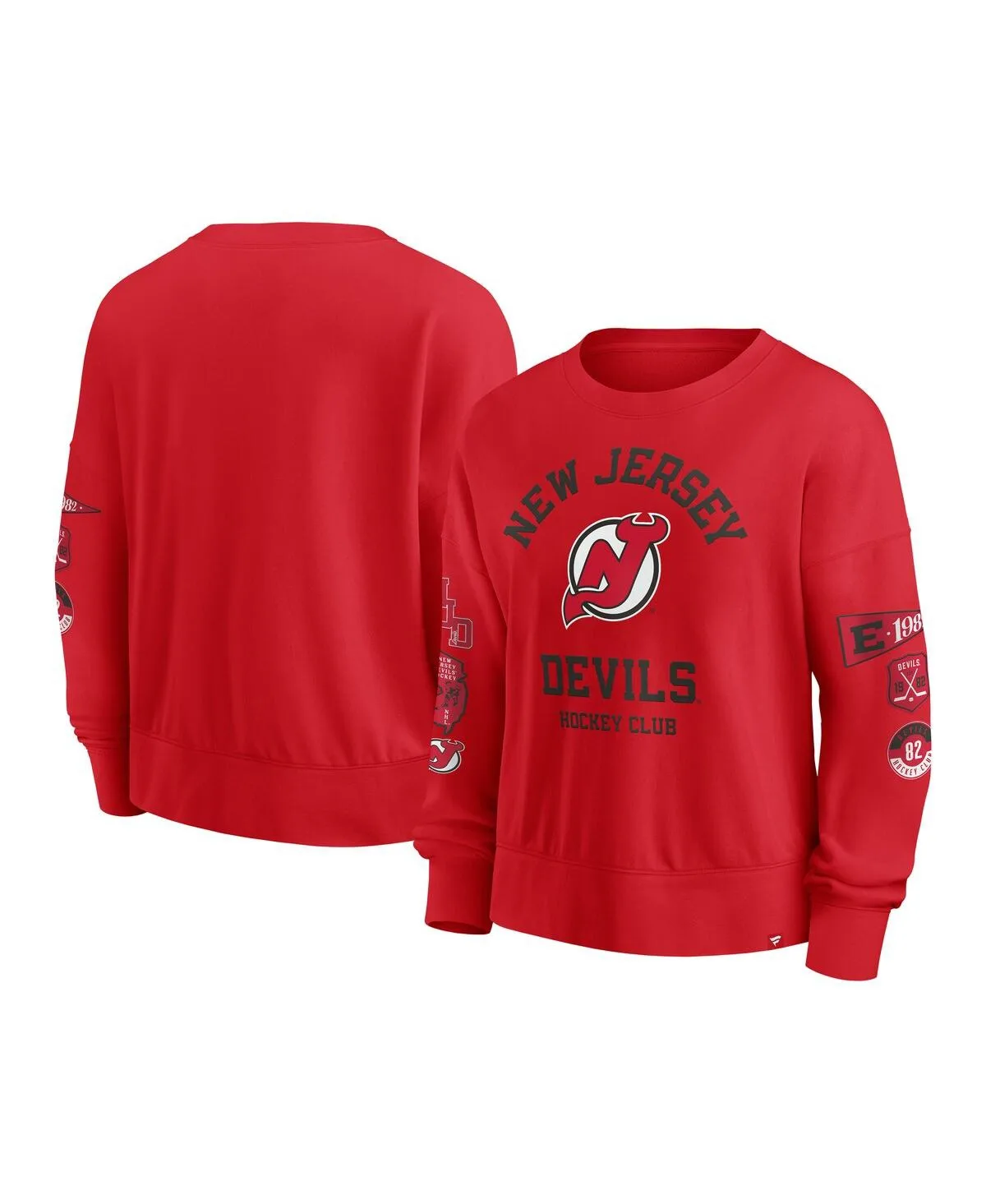 New Jersey Devils Go Team Pullover Sweatshirt by Fanatics