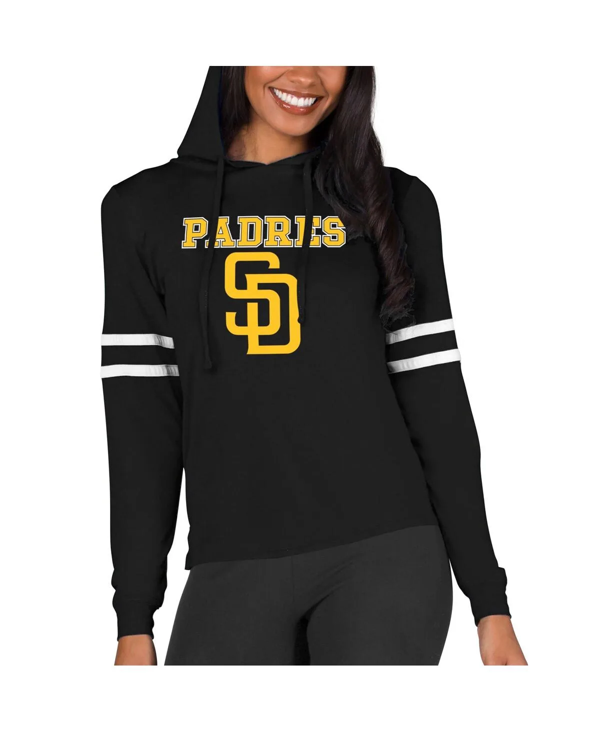 San Diego Padres Marathon Lightweight Lounge Pullover Hoodie by Concepts Sport