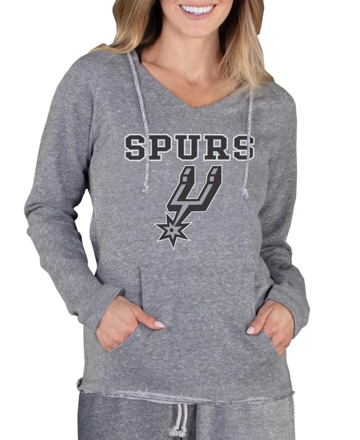 San Antonio Spurs Mainstream Terry Hooded Top by Concepts Sport