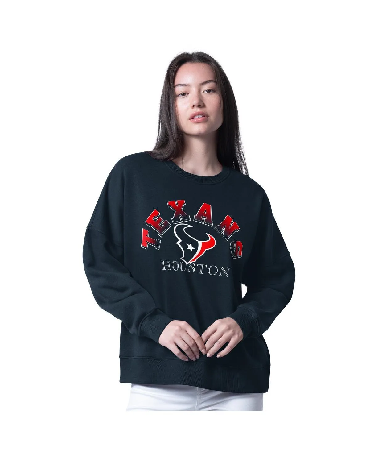 Houston Texans Oversized Feud Sweatshirt by G-iii 4her By Carl Banks