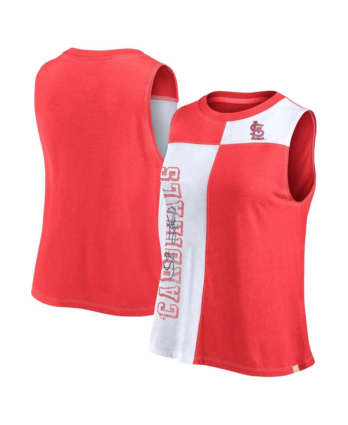 St. Louis Cardinals Color-Block Tank Top by Fanatics