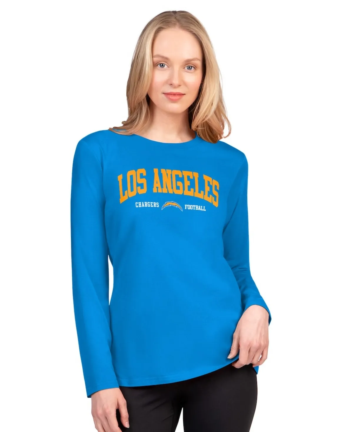 Los Angeles Chargers Best Play Long Sleeve T-Shirt by G-iii 4her By Carl Banks