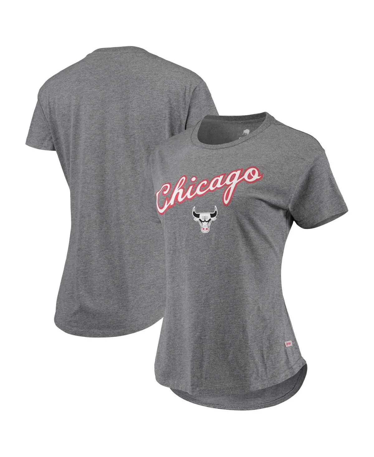 Chicago Bulls City Edition Phoebe Tri-Blend T-Shirt by Sportiqe