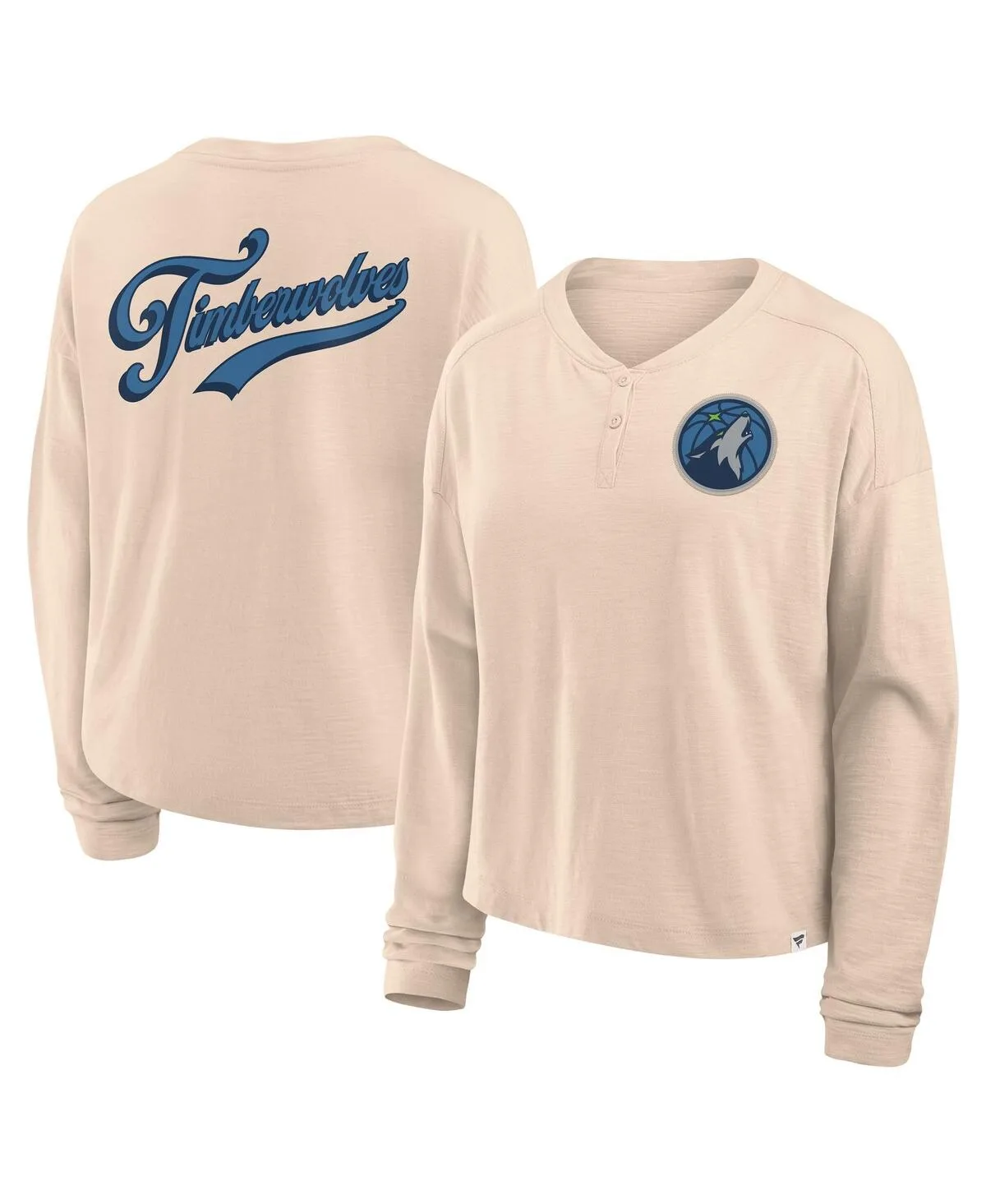Minnesota Timberwolves Boxed Out Drop Fashion Long Sleeve T-Shirt by Fanatics