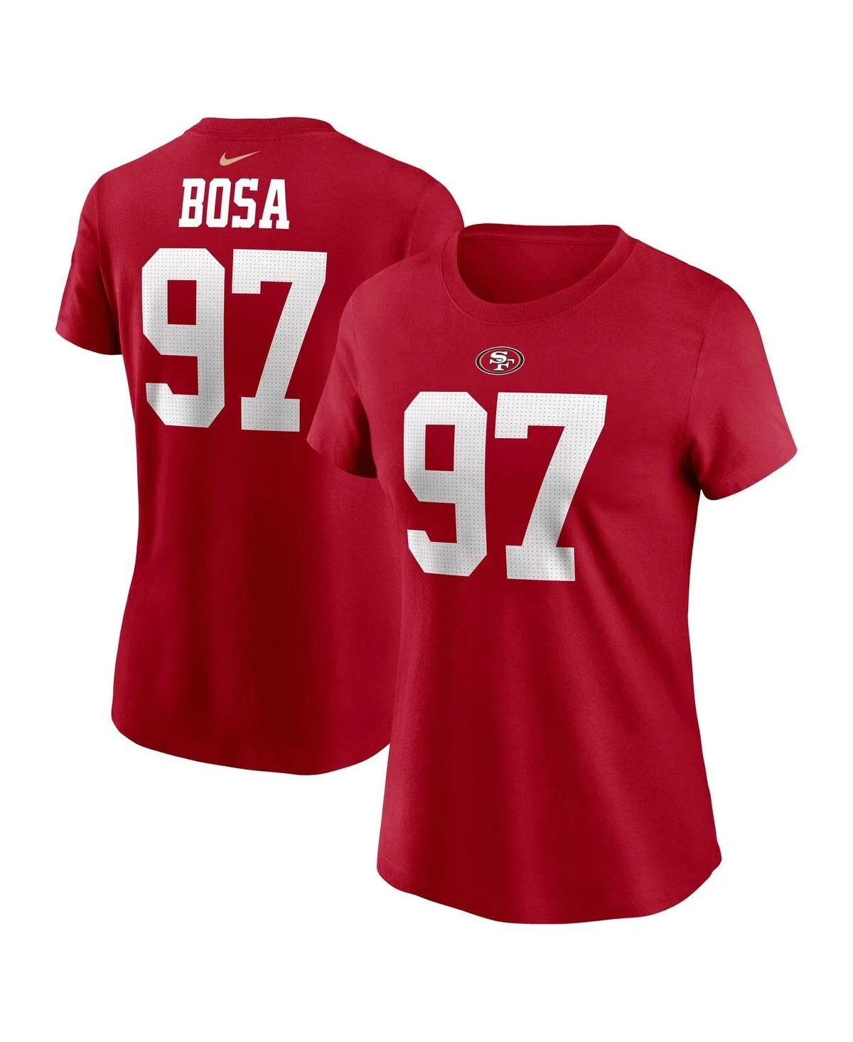 Nick Bosa San Francisco 49ers Player Name and Number T-Shirt by Nike