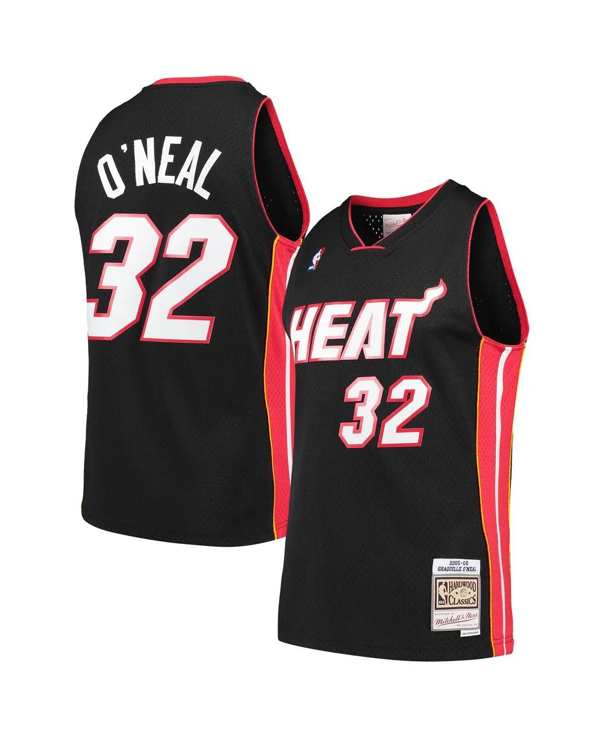 Shaquille O'Neal Miami Heat Mitchell & Ness Hardwood Classics Swingman Jersey by Mitchell & Ness
