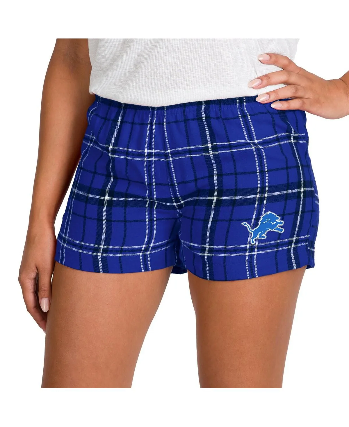 Detroit Lions Ultimate Flannel Shorts by Concepts Sport