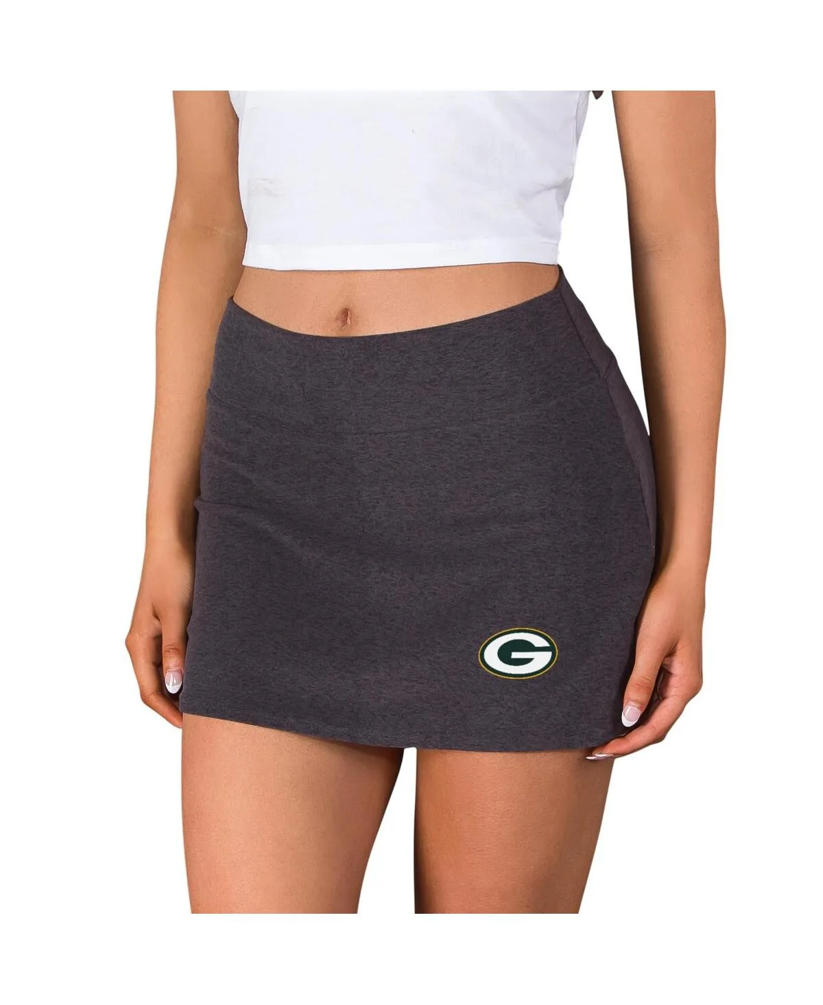 Green Bay Packers Centerline Knit Skort by Concepts Sport