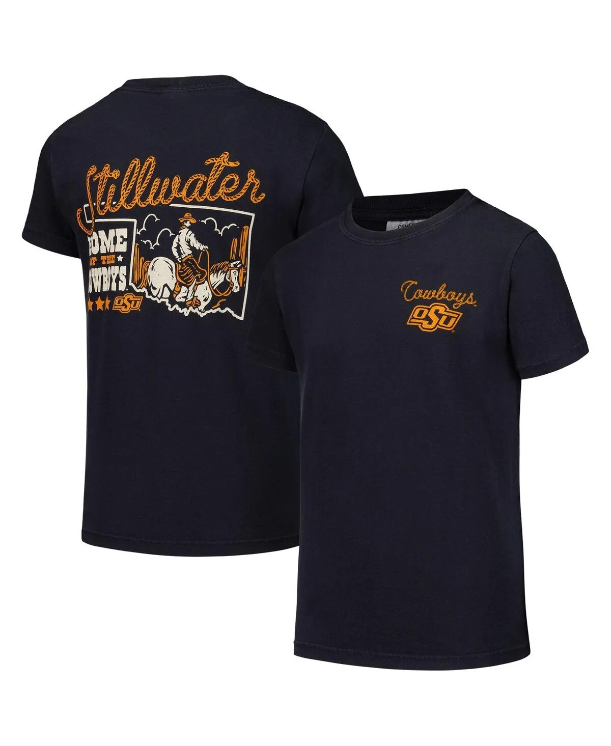 Oklahoma State Cowboys Hyperlocal Comfort Colors T-Shirt by Image One