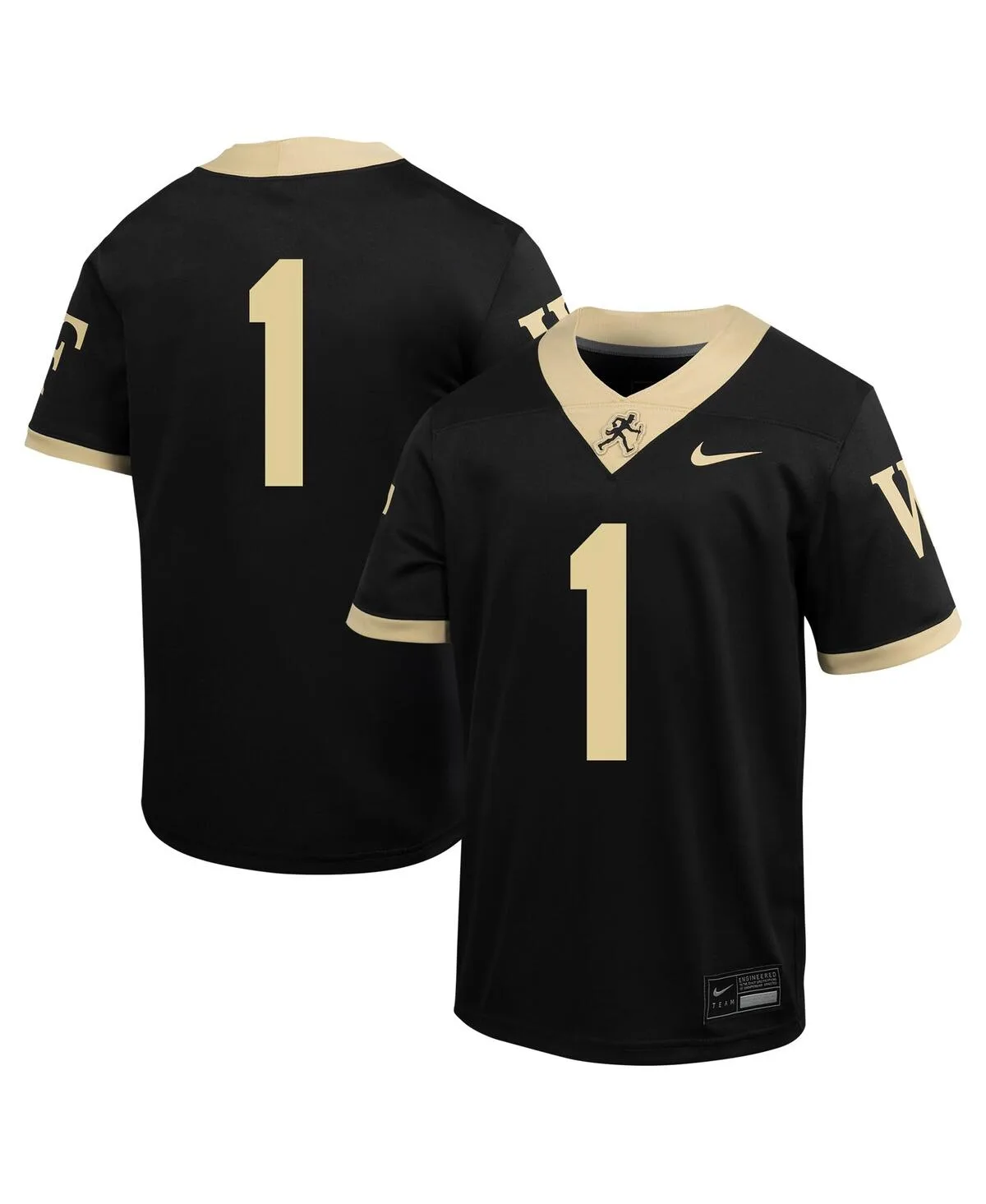 1 Wake Forest Demon Deacons Untouchable Football Jersey by Nike