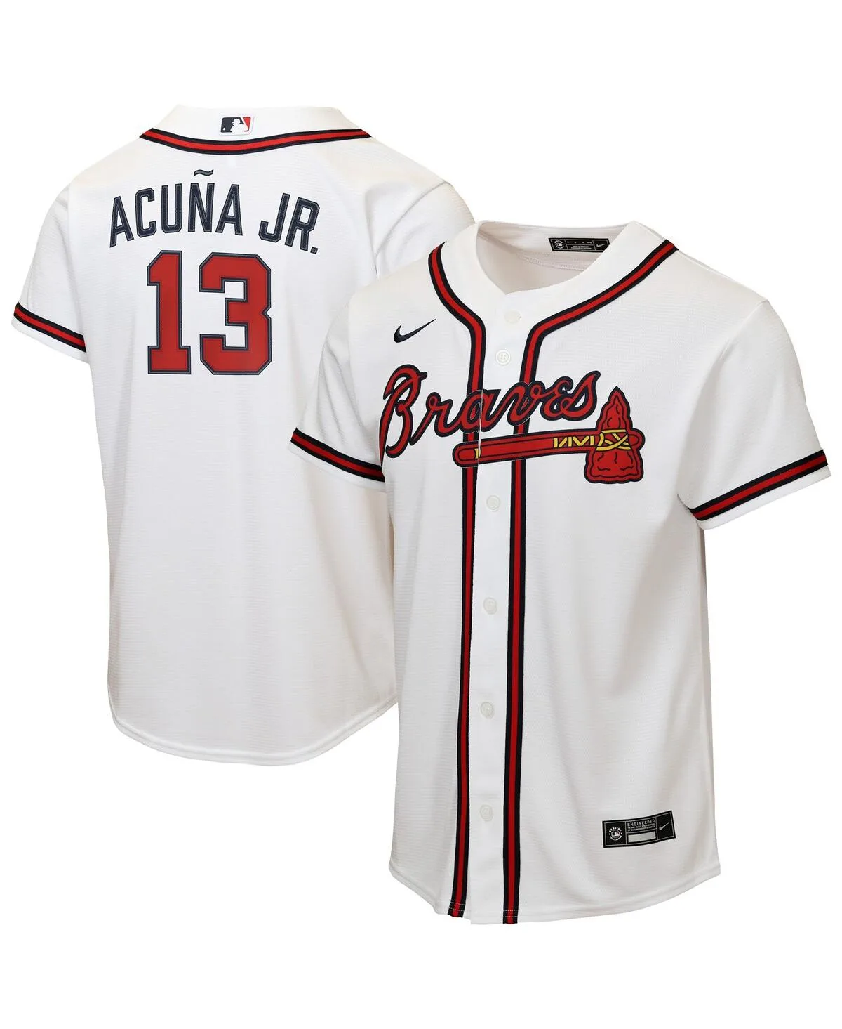 Ronald Acuna Jr. Atlanta Braves Home Replica Player Jersey by Nike