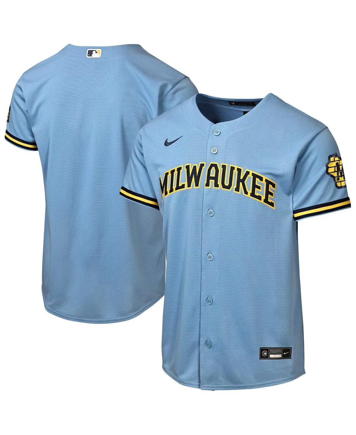 Milwaukee Brewers Road Stadium Jersey by Nike
