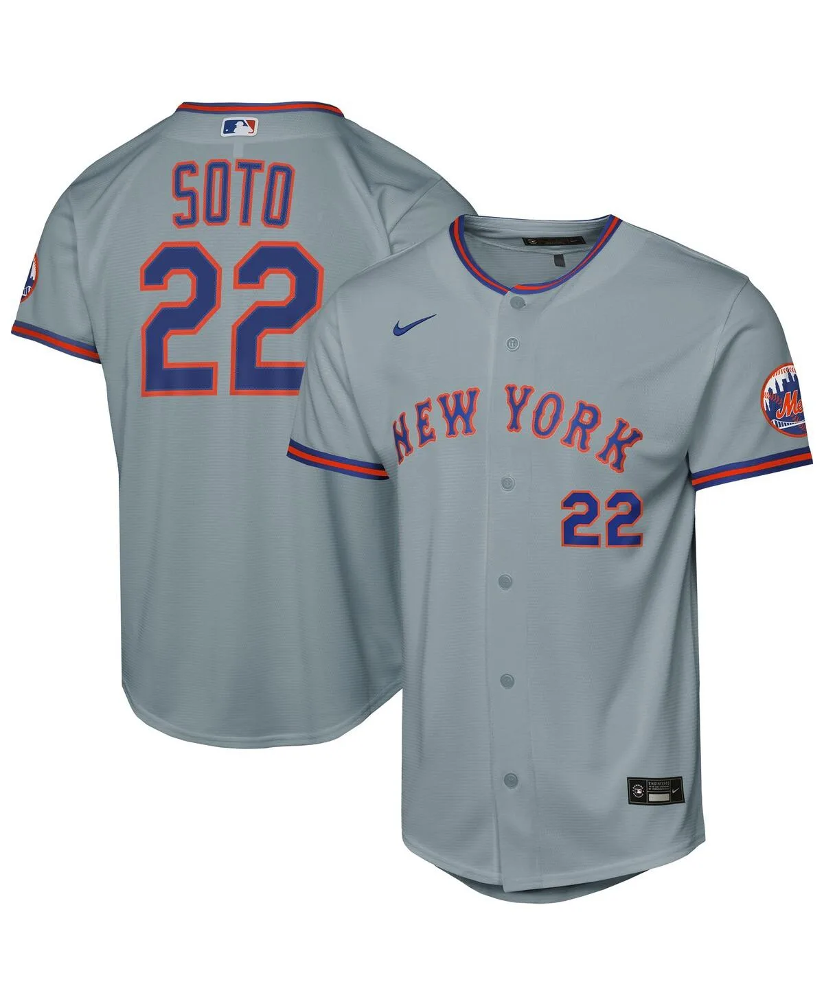 Juan Soto New York Mets Road Stadium Player Jersey by Nike