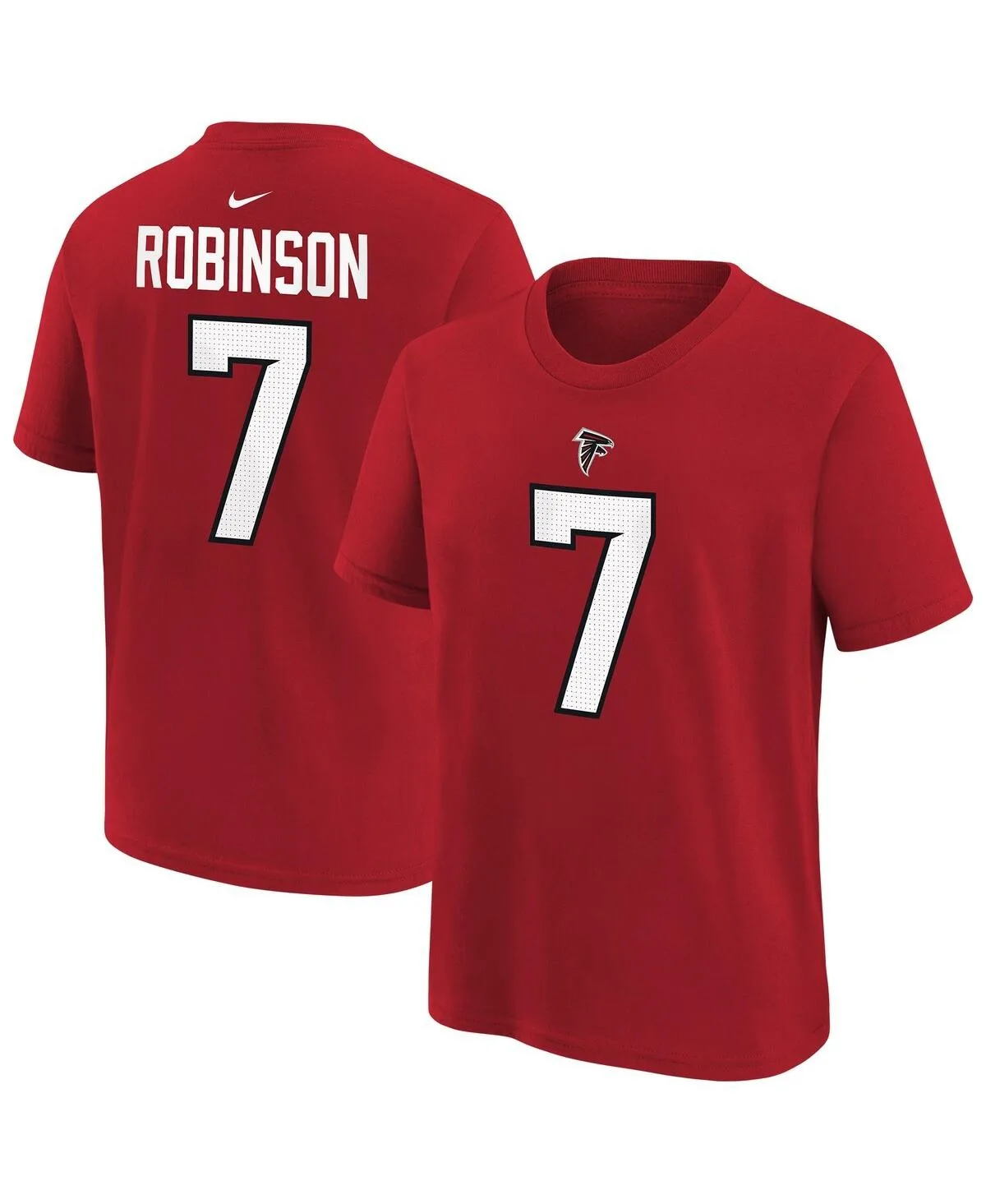 Bijan Robinson Atlanta Falcons Name and Number T-Shirt by Nike