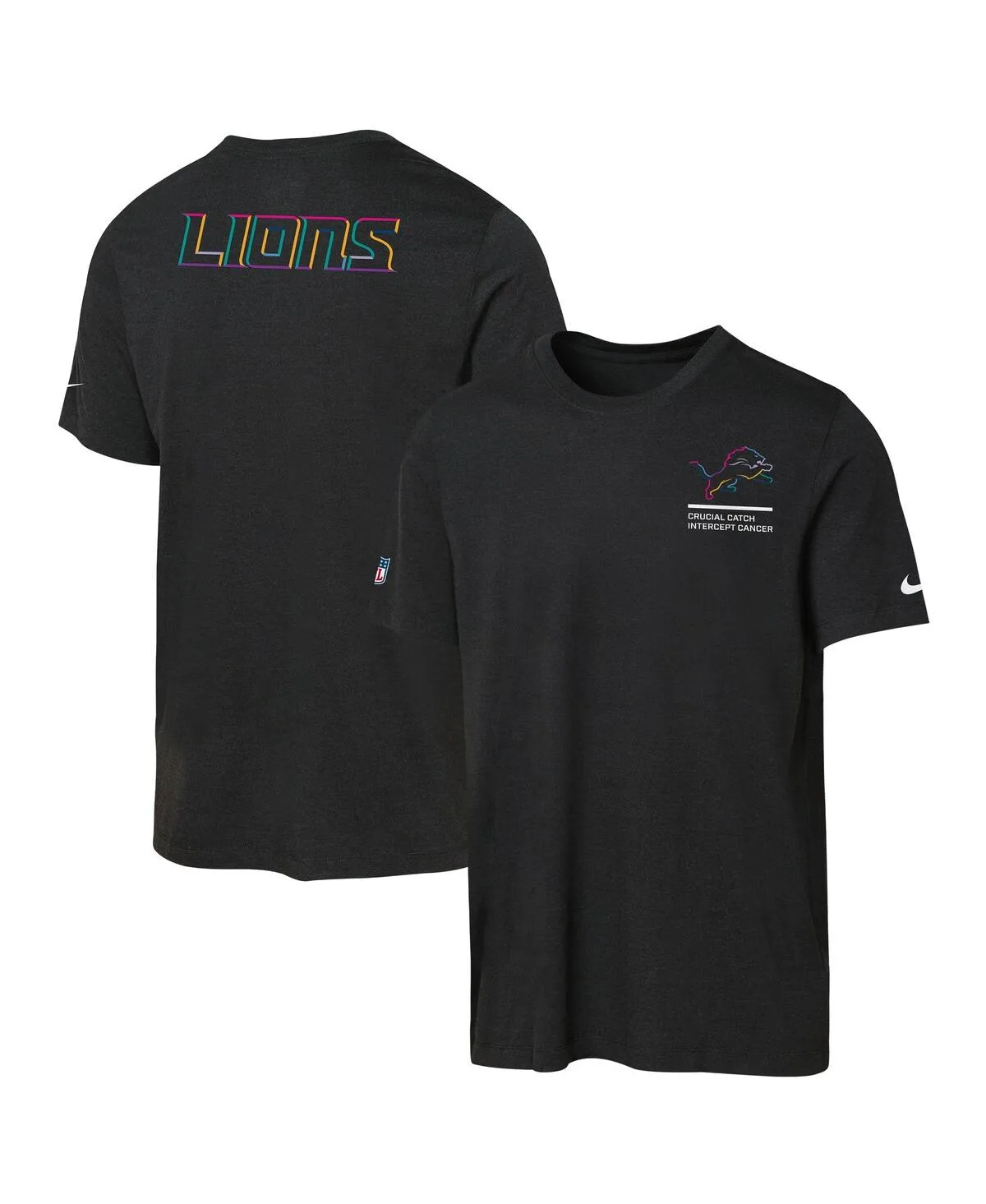 Detroit Lions 2025 Nfl Crucial Catch Tri-Blend Dri-Fit T-Shirt by Nike