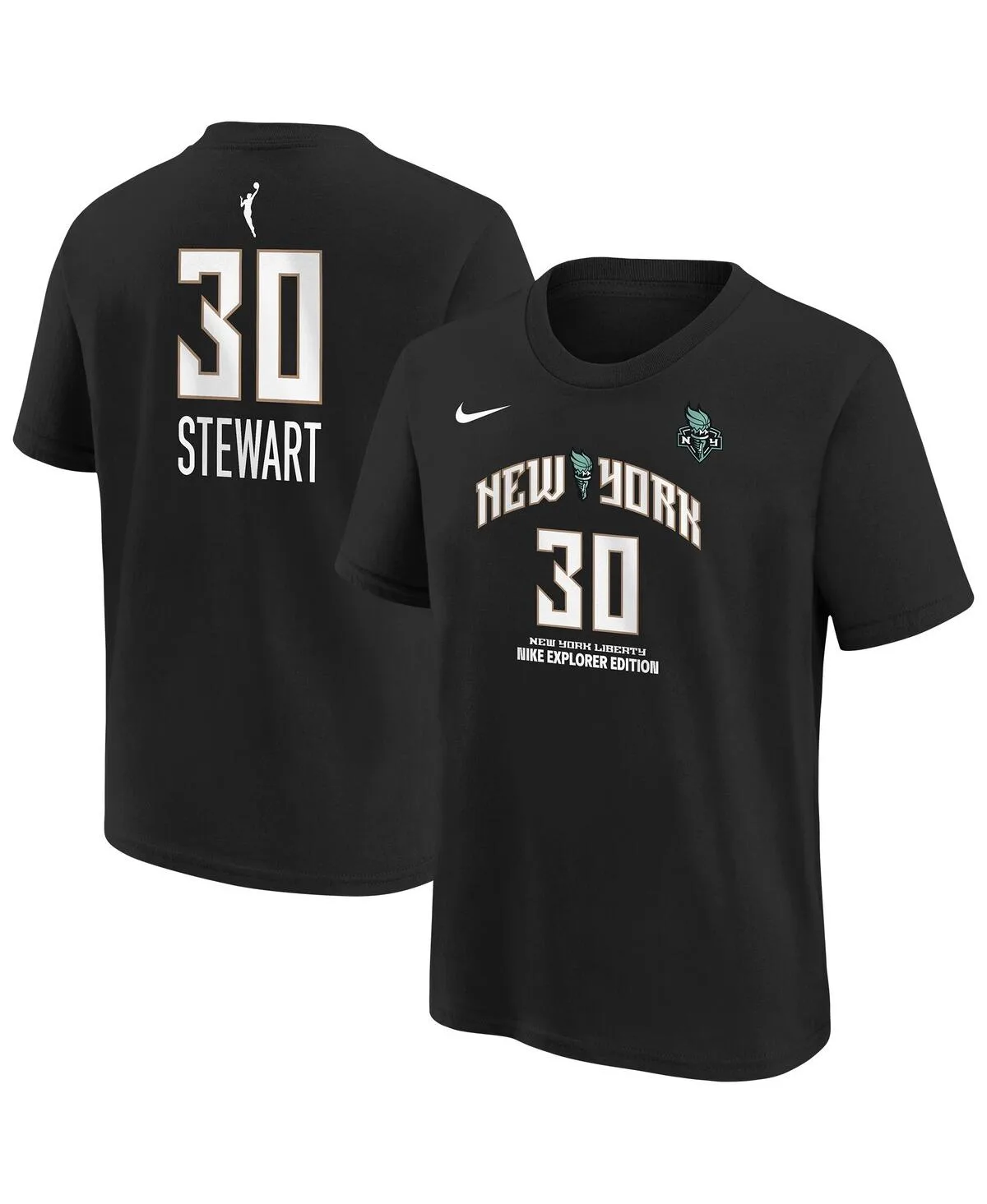 Breanna Stewart New York Liberty Explorer Edition Player Name Number T-Shirt by Nike