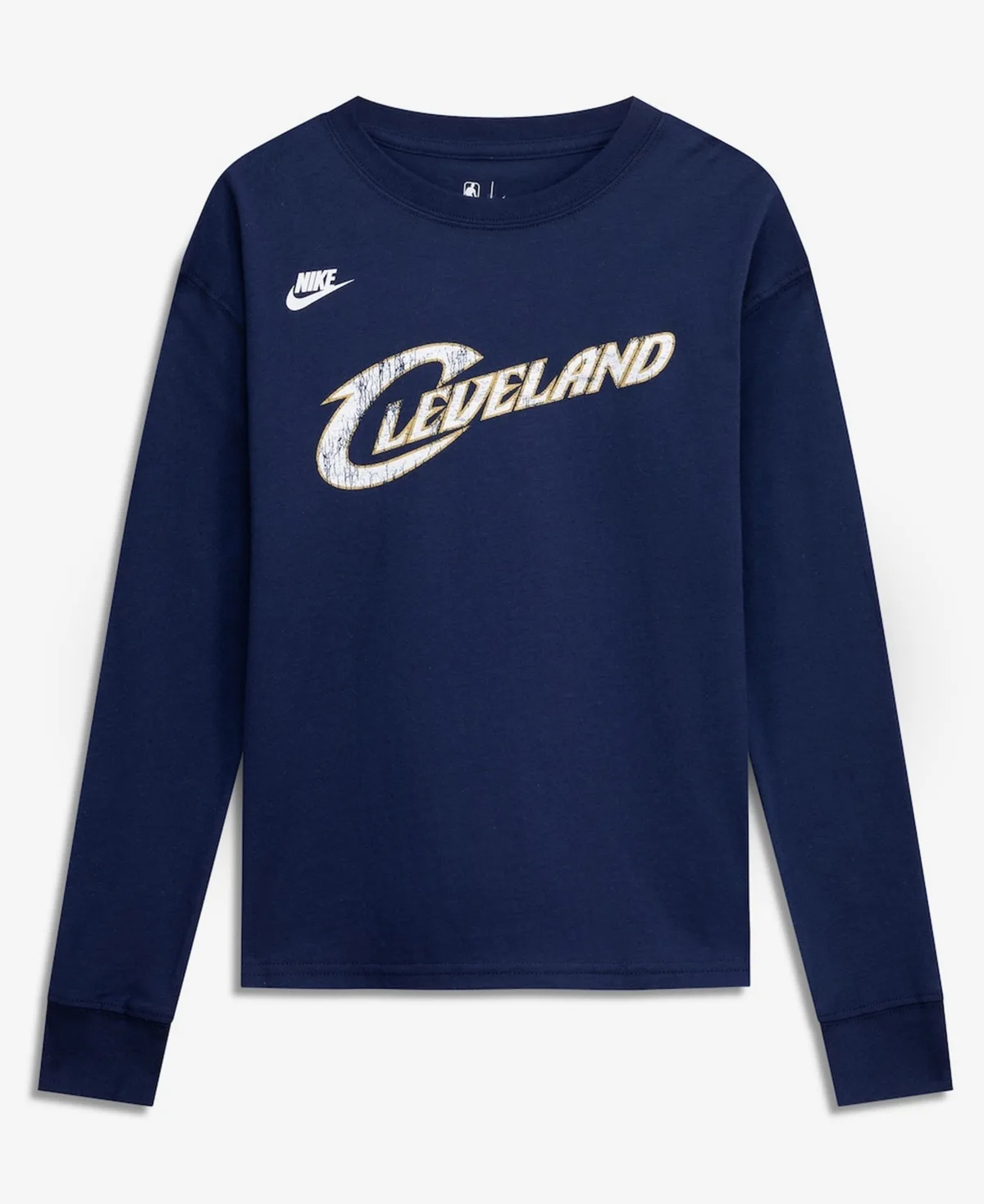 Cleveland Cavaliers Hardwood Classics Essential Logo Max90 Long Sleeve T-Shirt by Nike