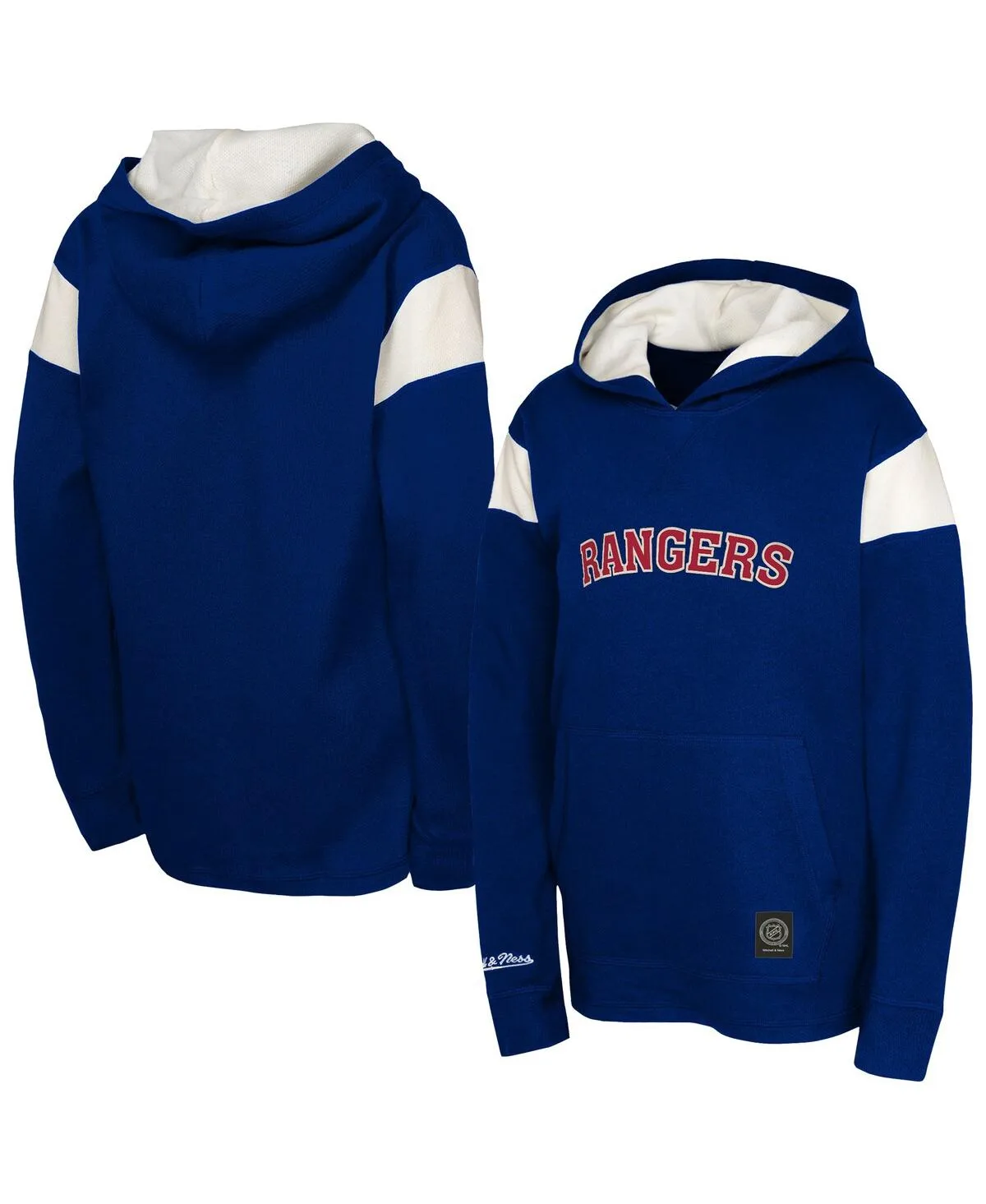 New York Rangers Thermal Lightweight Pullover Hoodie by Mitchell & Ness