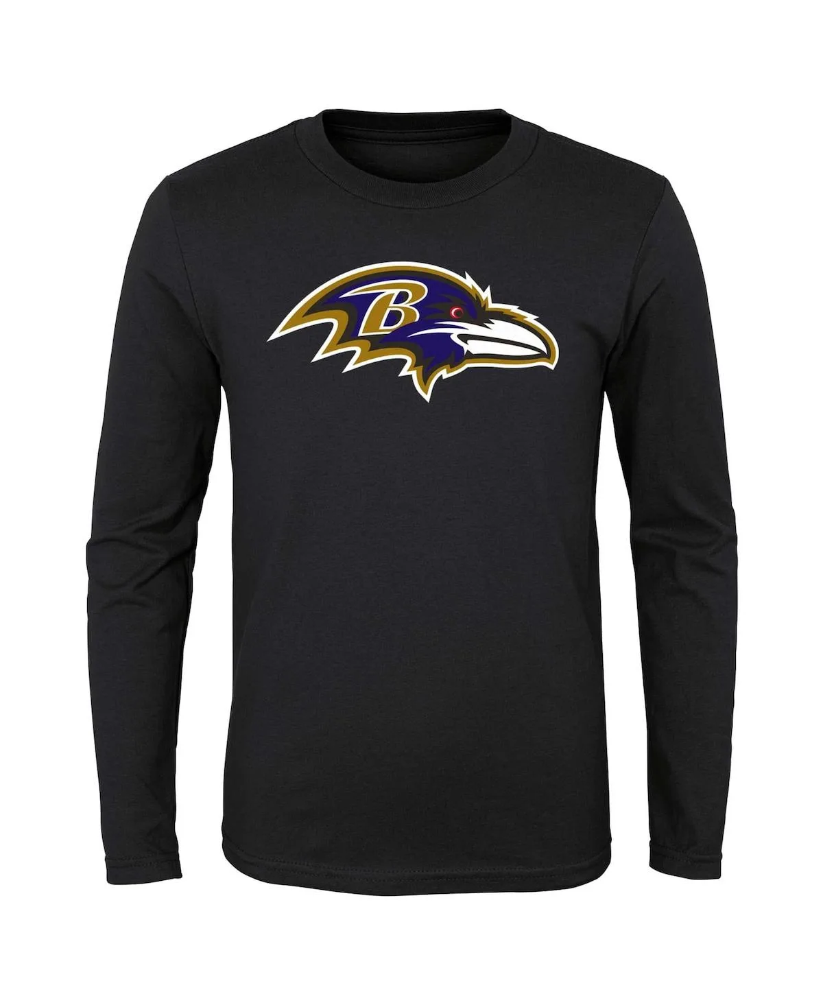 Baltimore Ravens Primary Logo Long Sleeve T-Shirt by Outerstuff