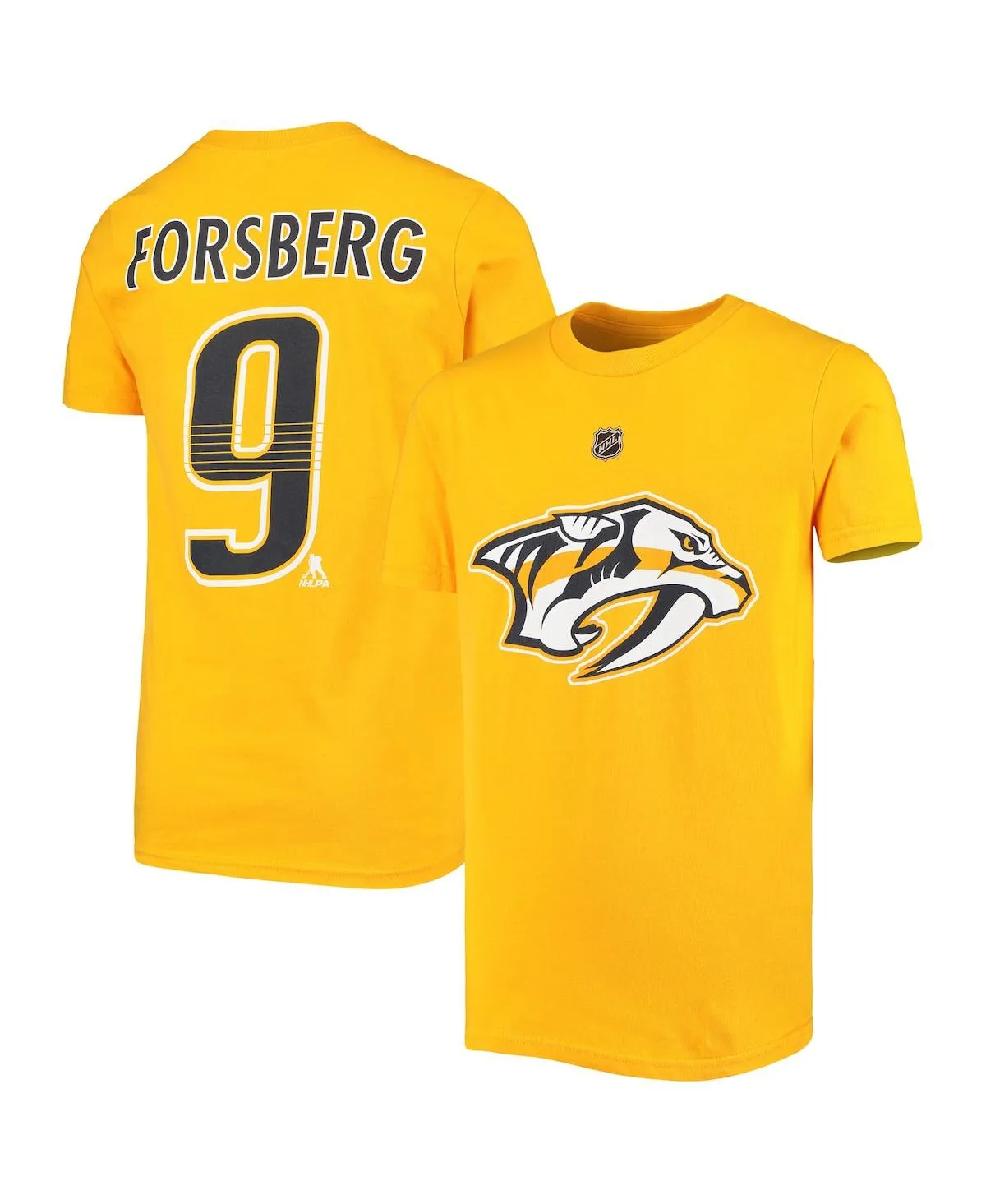 Filip Forsberg Nashville Predators Player Name and Number T-Shirt by Outerstuff