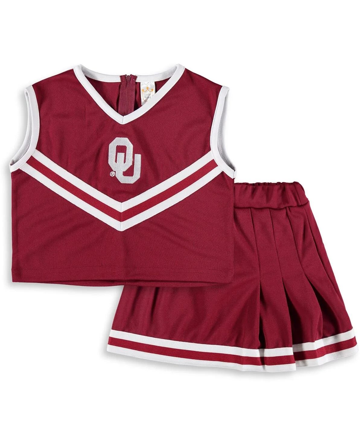 Oklahoma Sooners Two-Piece Cheer Set by Little King Apparel