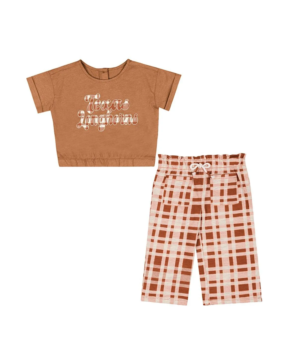 Texas Longhorns Sky Castle T-Shirt and Pants Set by Colosseum