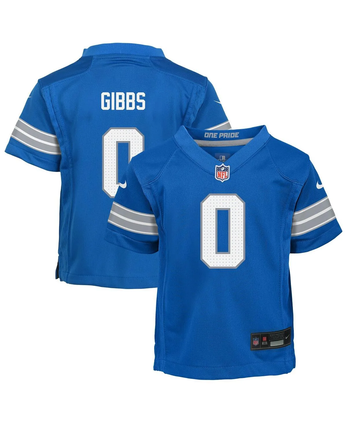 Jahmyr Gibbs Detroit Lions Game Jersey by Nike