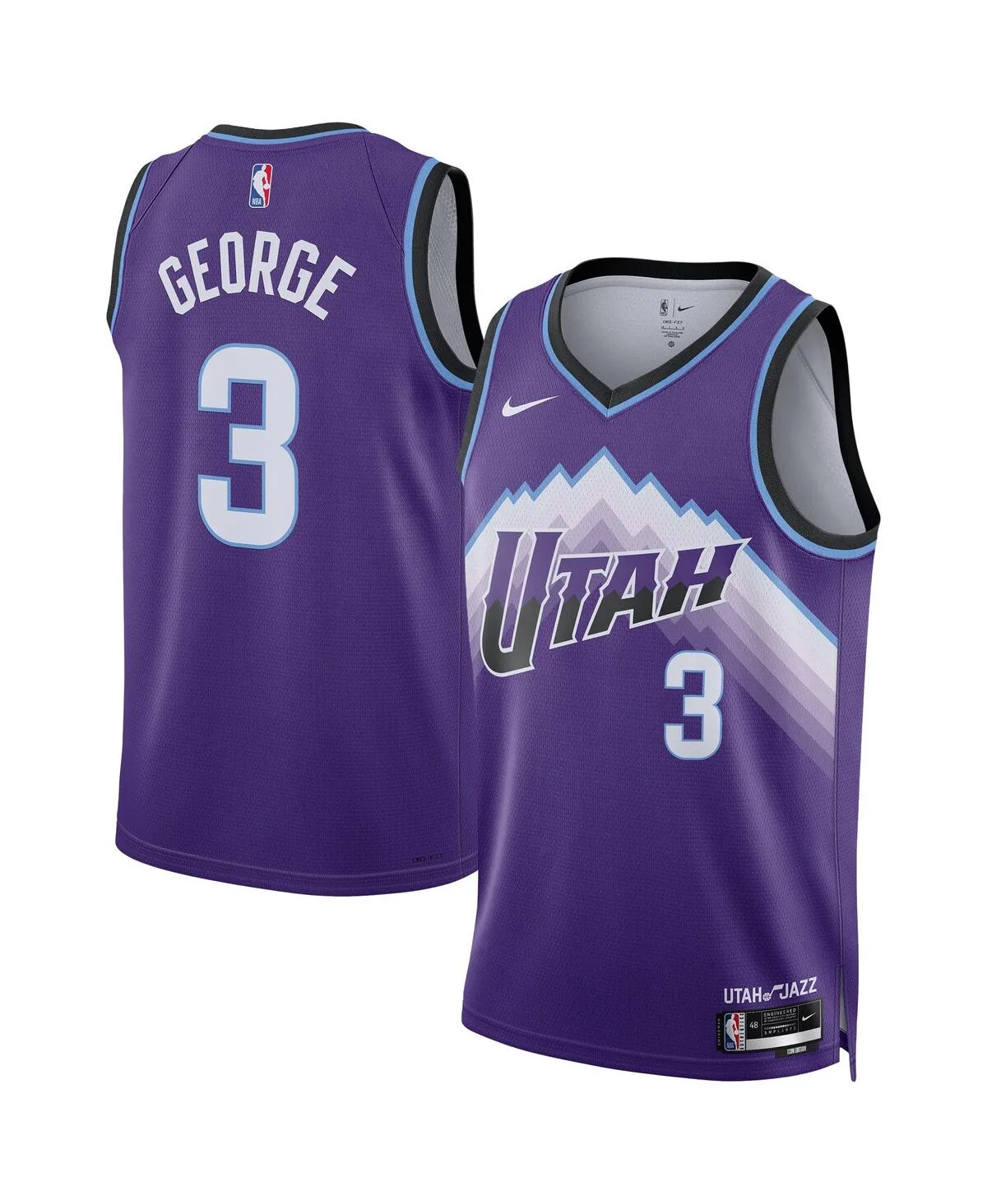 Keyonte George Utah Jazz Swingman Jersey - Icon Edition by Nike