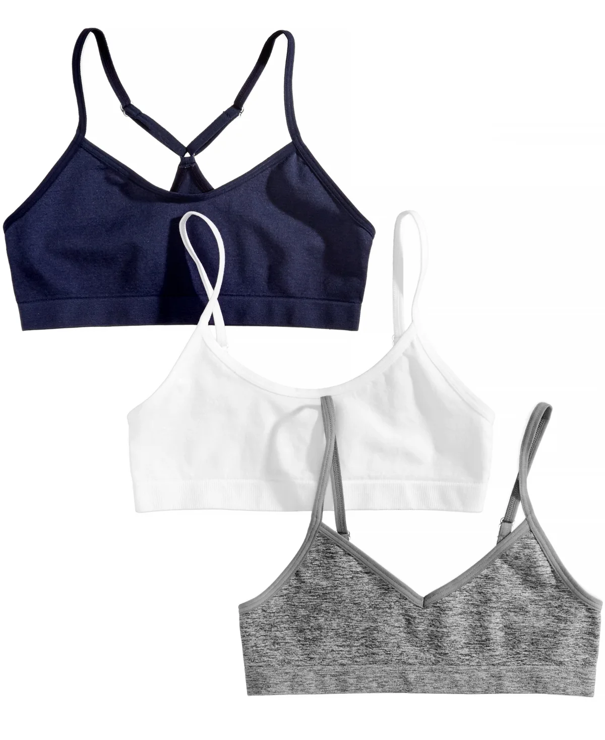 3-Pk. Seamless Crop Bras by Maidenform