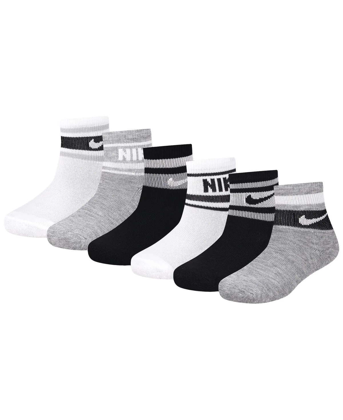 Varsity Cushioned Quarter Socks, 6-Pack by Nike