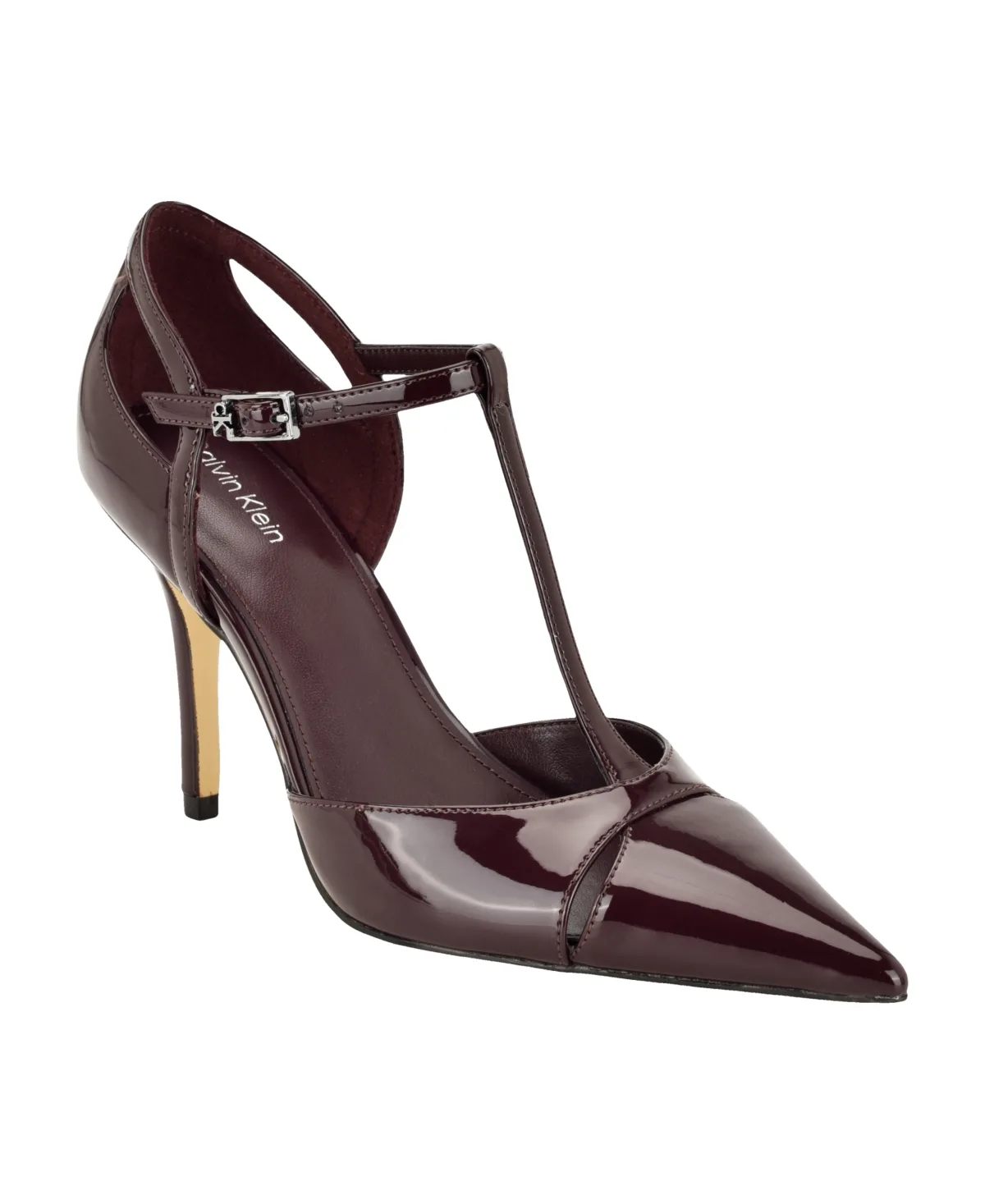 Odielle T-Strap Stiletto Pumps by Calvin Klein