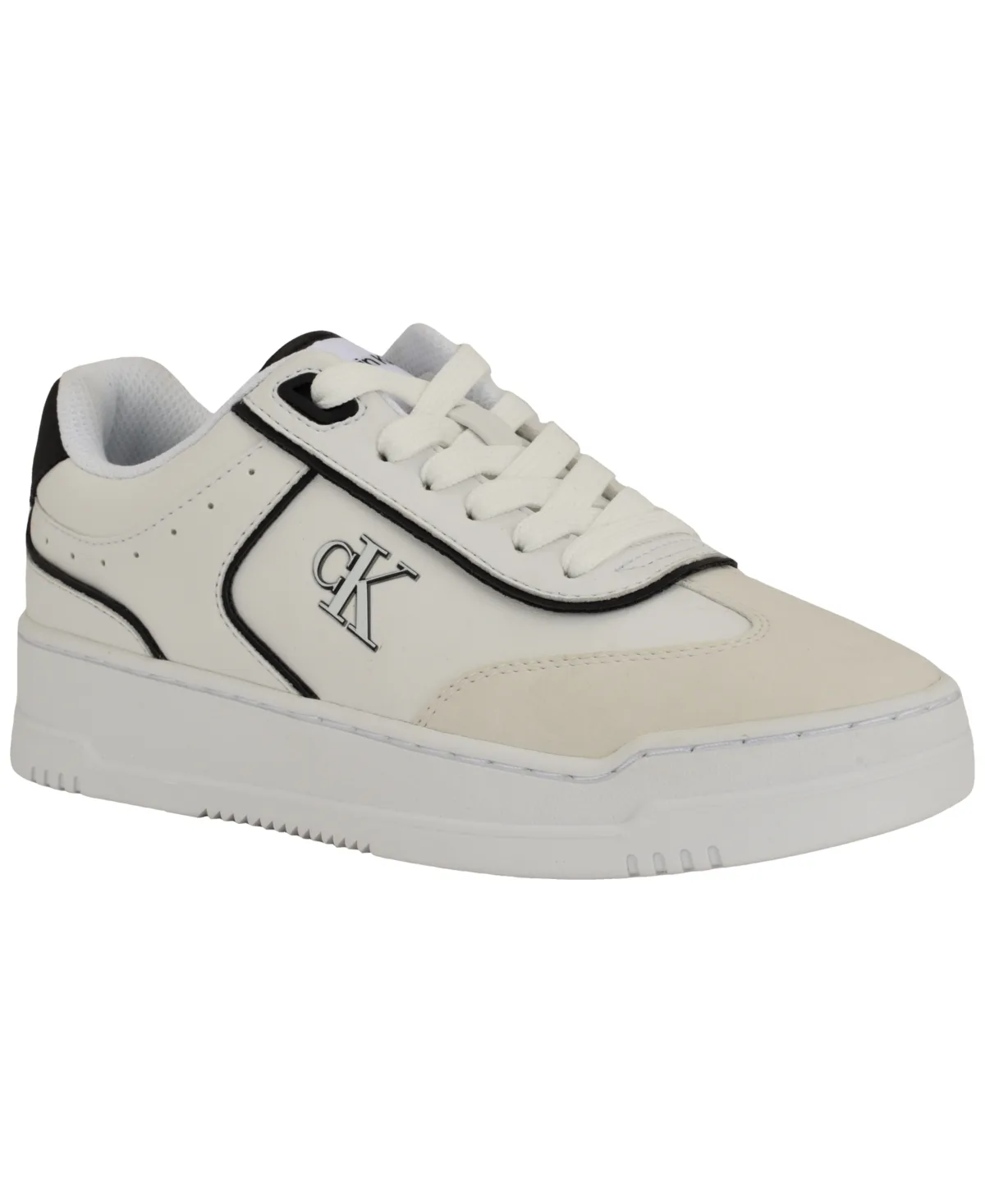 Pazquale Round Toe Lace-Up Sneakers by Calvin Klein