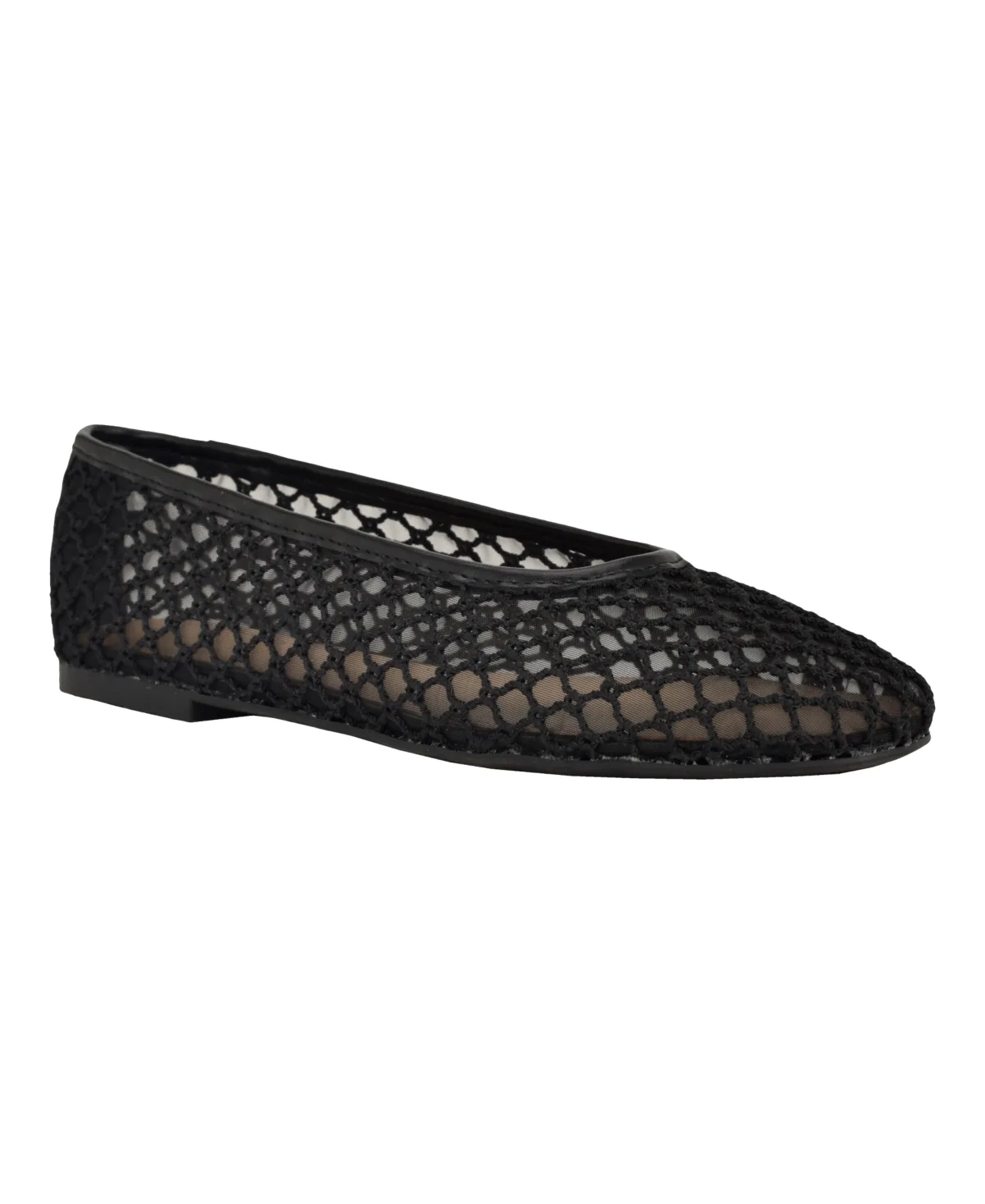 Delicate Woven Mesh Ballet Flats