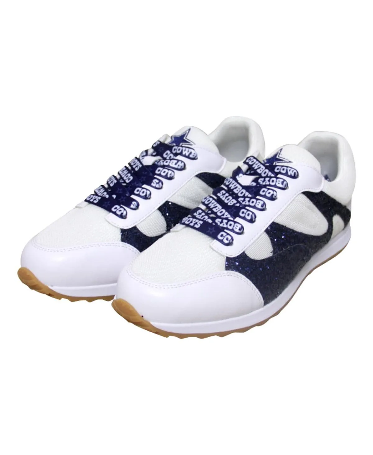Dallas Cowboys Glitter Sneakers by Cuce