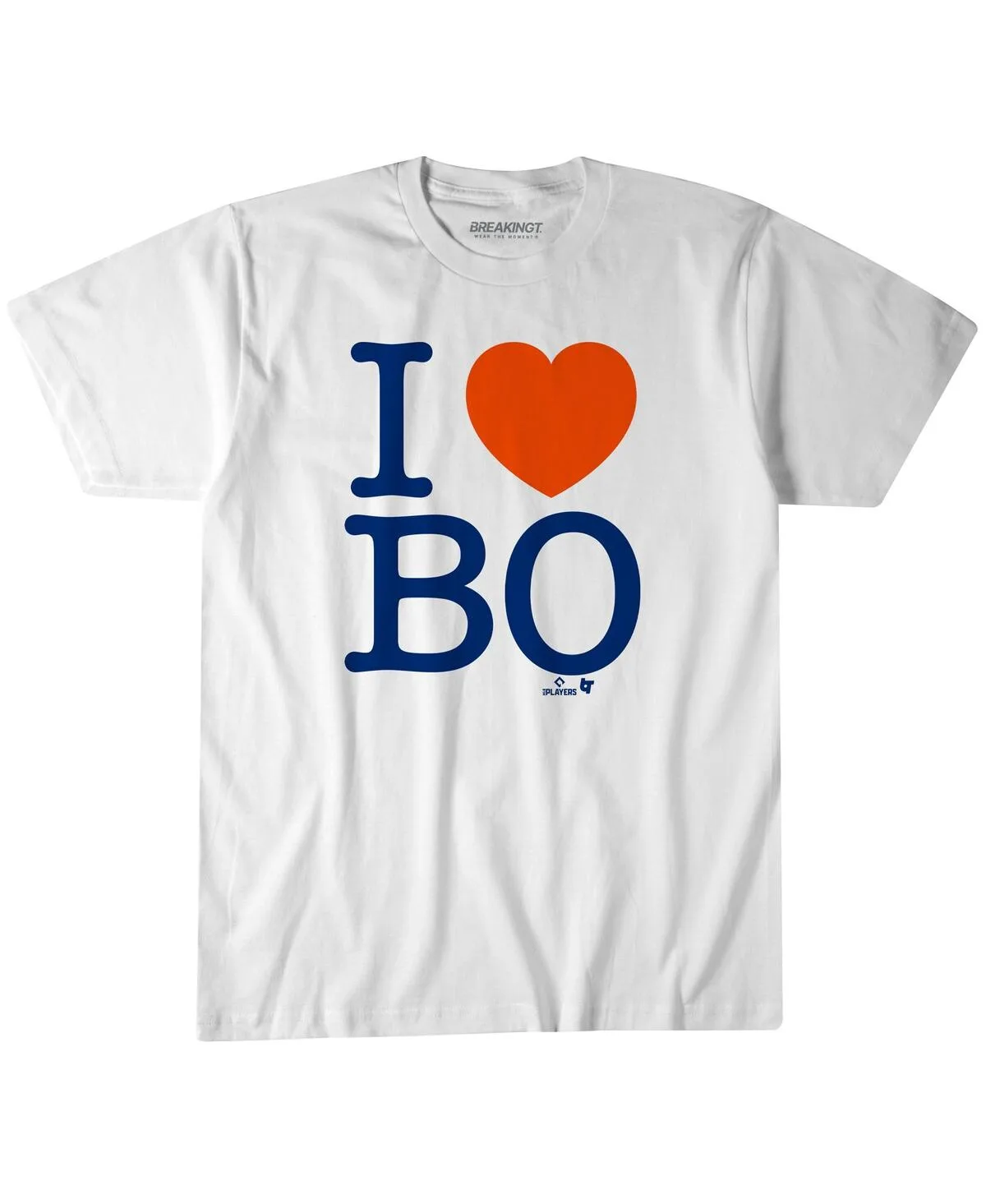 Bo Bichette New York Mets I Heart Bo T-Shirt by Breakingt