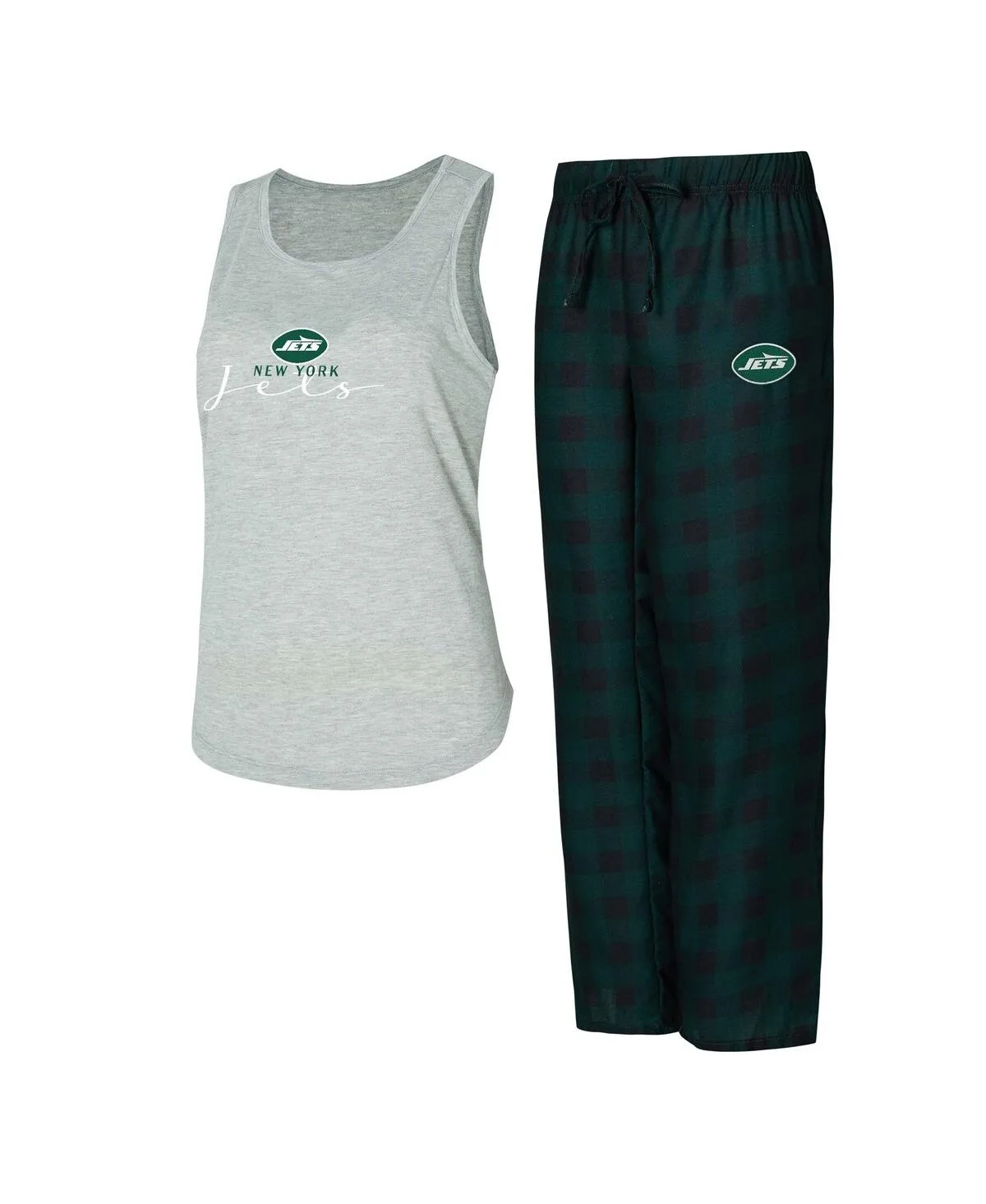 New York Jets Petition Tank Top and Pants Sleep Set by Concepts Sport