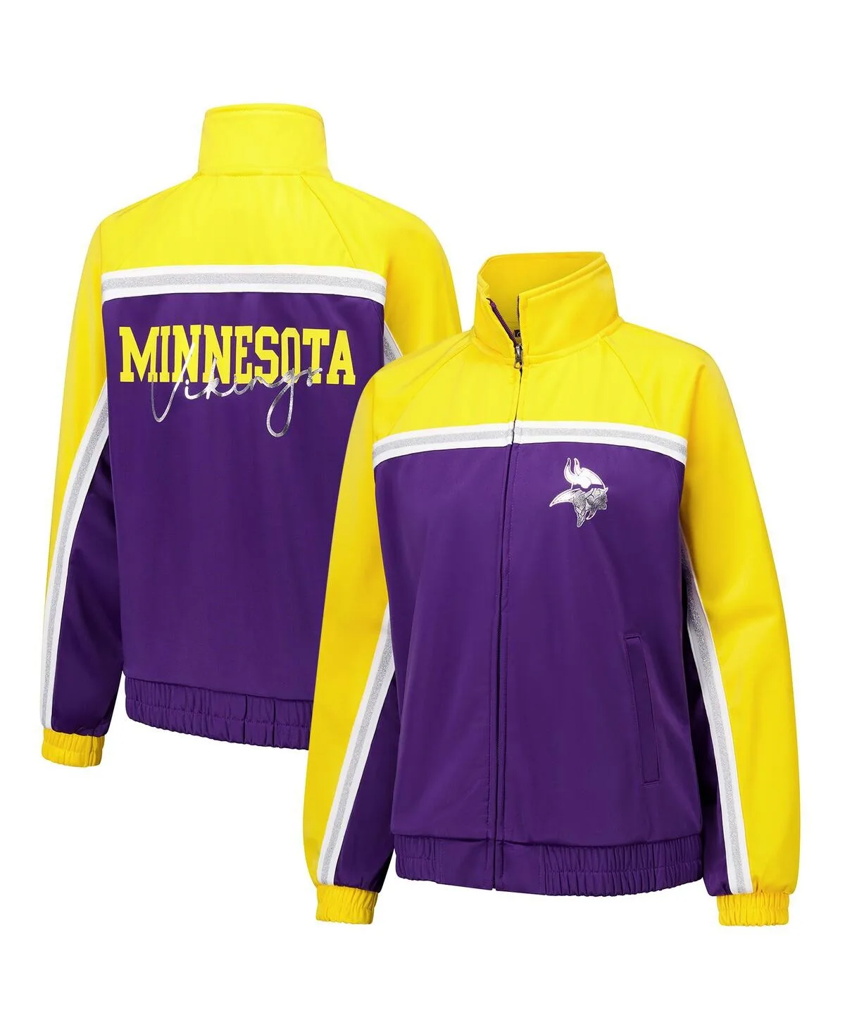 Minnesota Vikings Post Game Full-Zip Track Jacket
