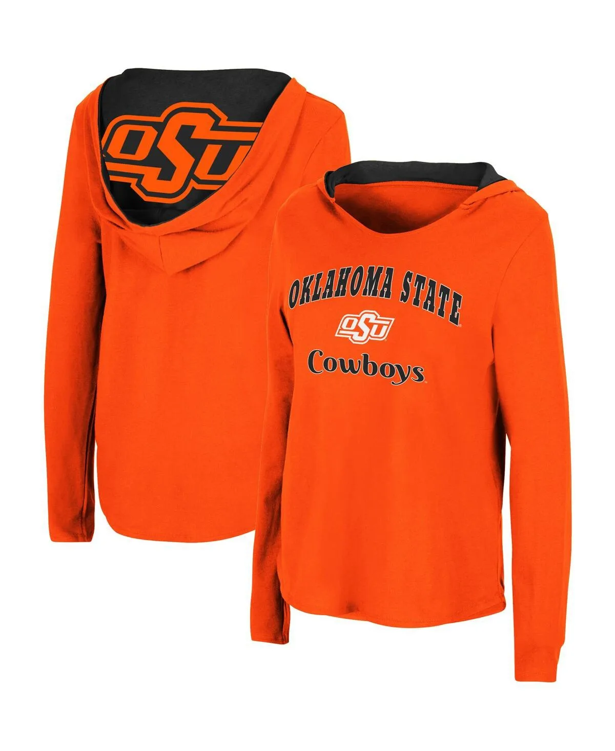 Oklahoma State Cowboys Catalina Hoodie Long Sleeve T-Shirt by Colosseum