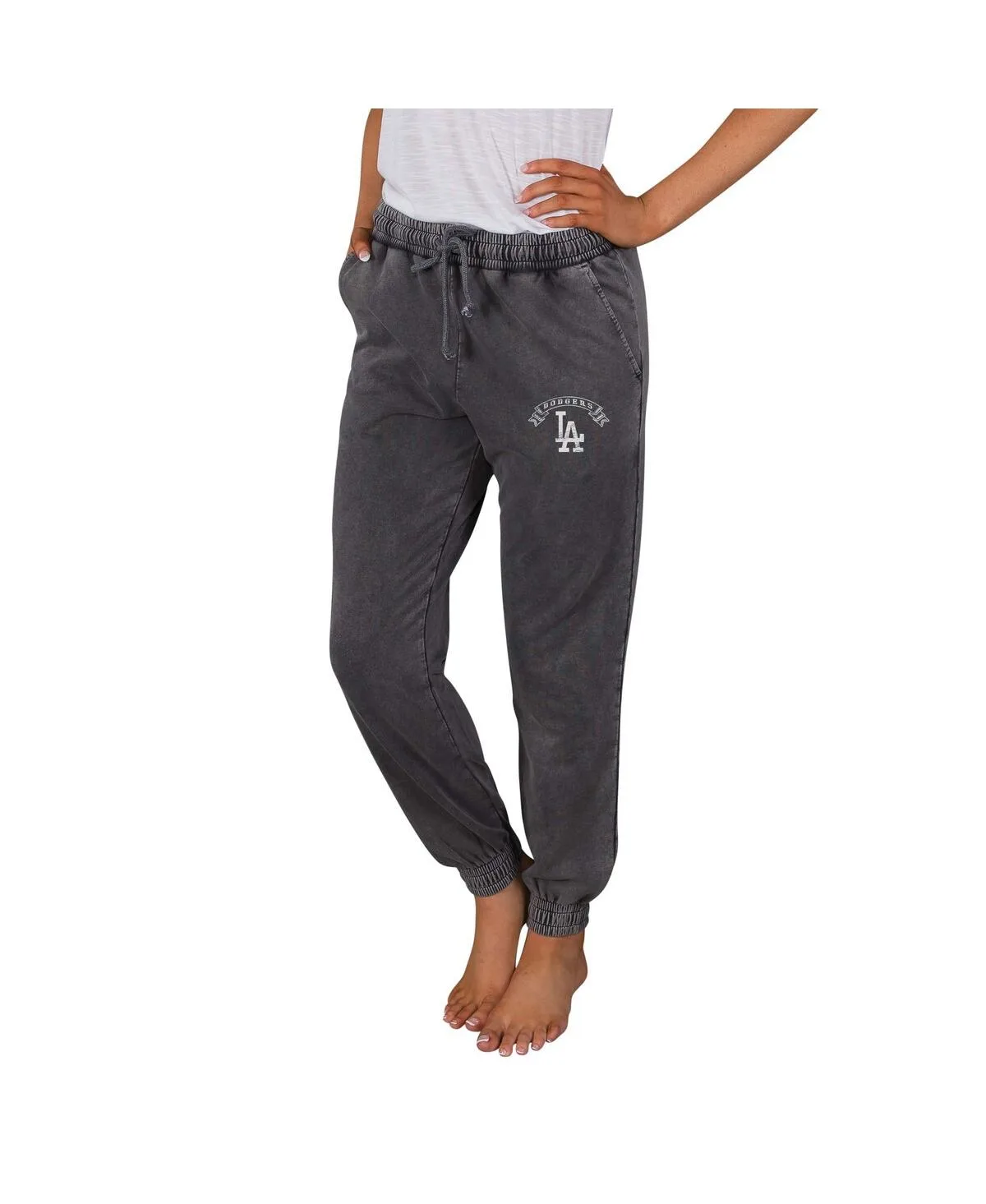 Los Angeles Dodgers Mist French Terry Jogger Pants by Concepts Sport