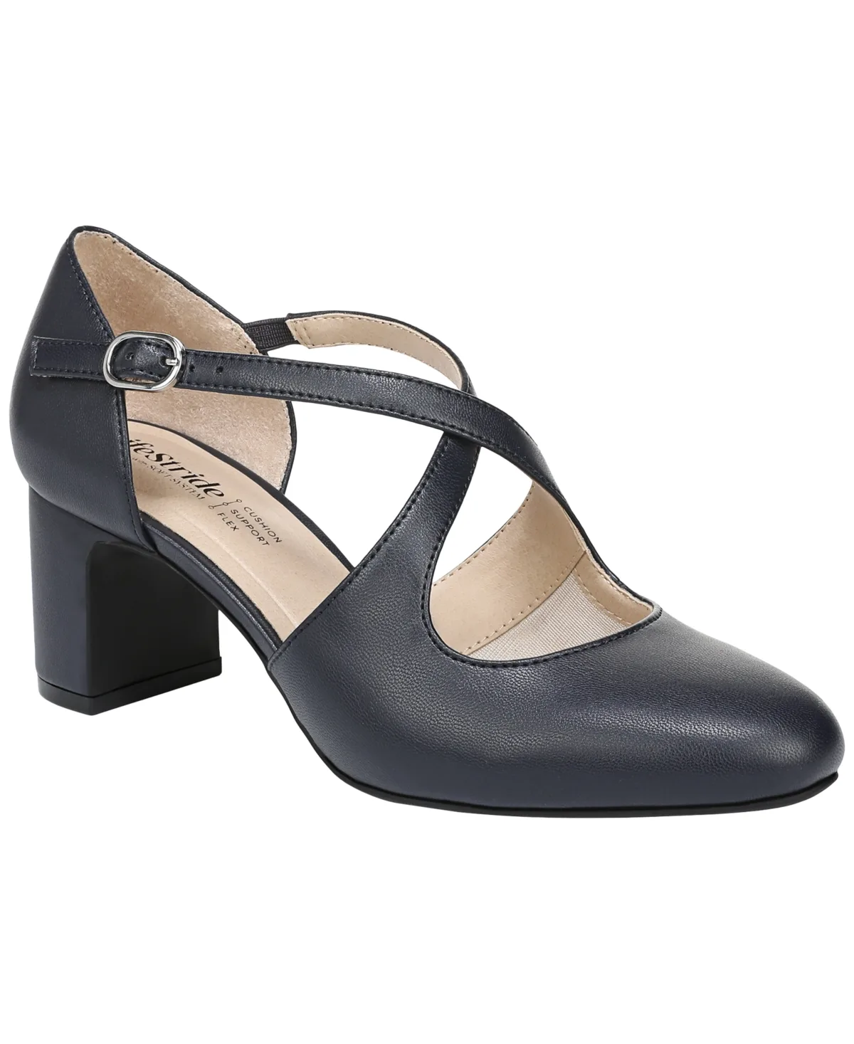 Tracy Crisscross Block Heel Pumps