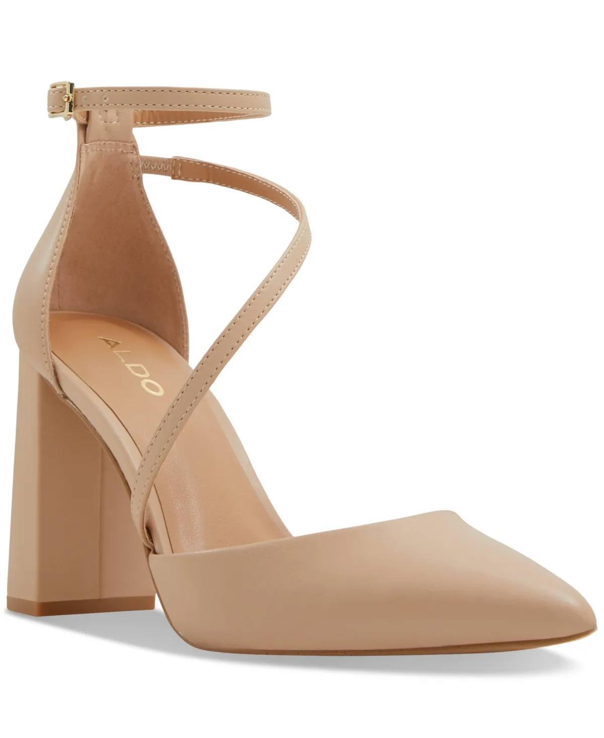 Milley Two-Piece Strappy Pointed-Toe Pumps